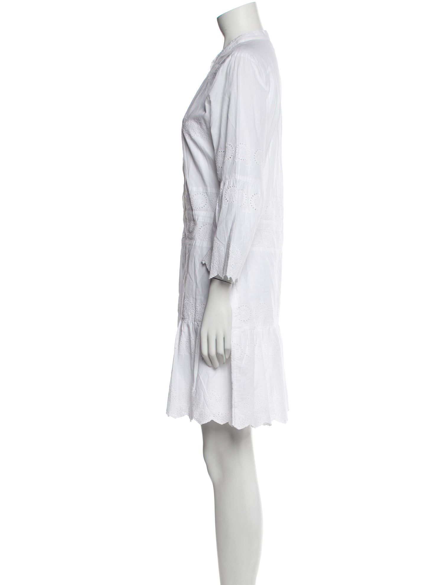 Melissa Odabash Mock Neck Mini Dress