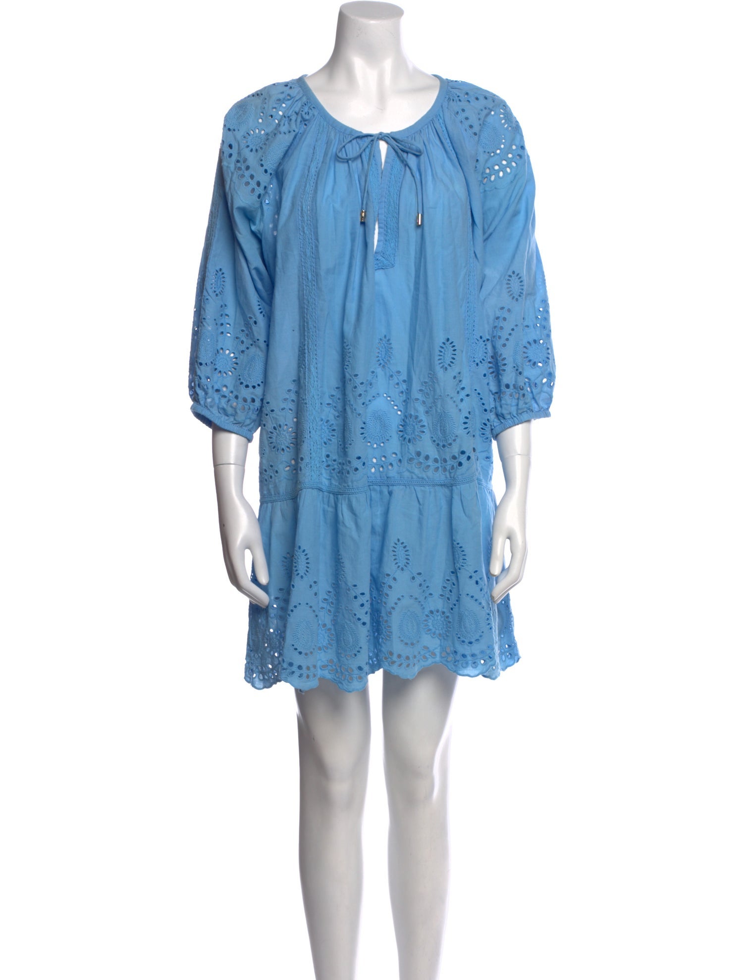 Melissa Odabash Scoop Neck Mini Dress