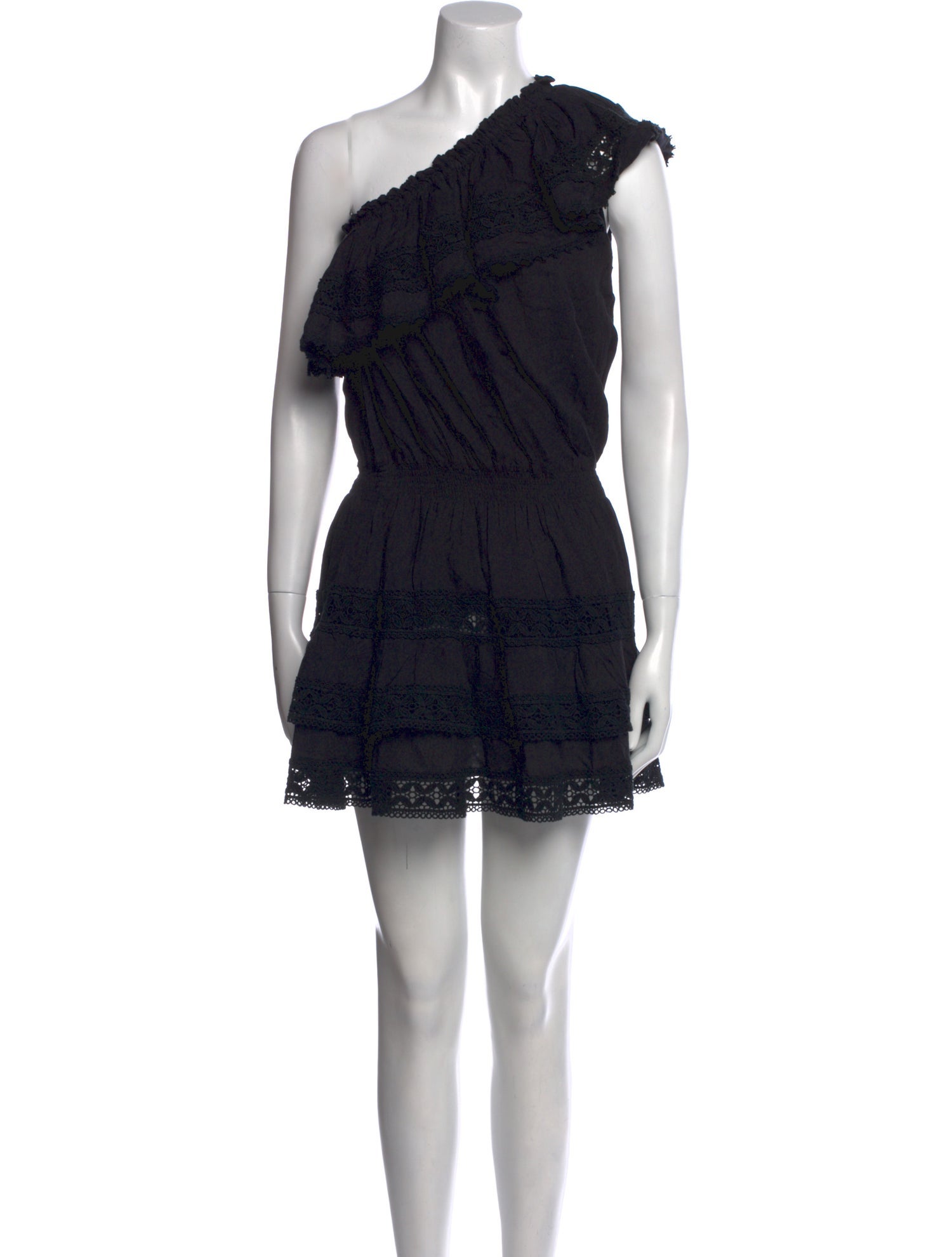 Melissa Odabash One-Shoulder Mini Dress