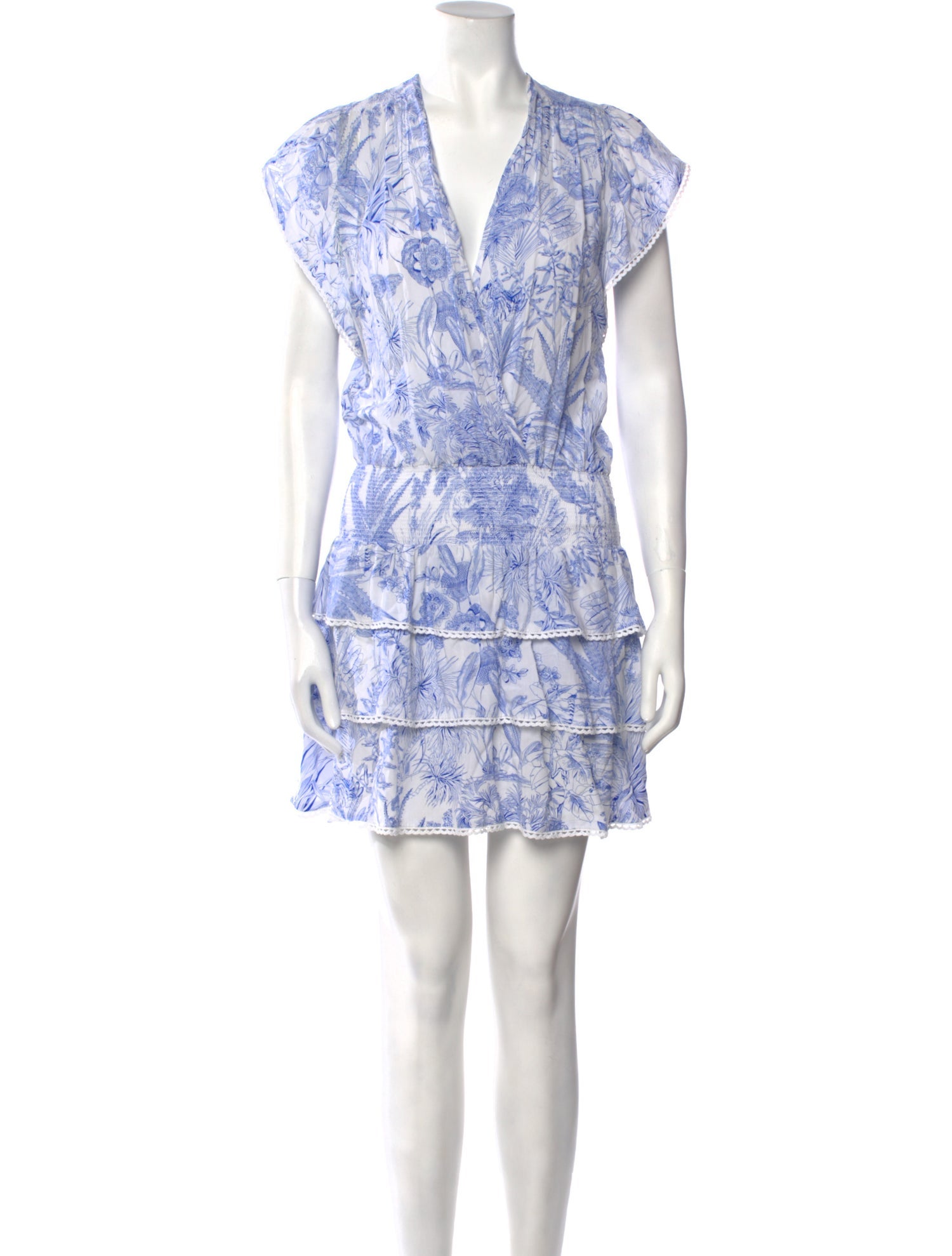 Melissa Odabash Floral Print Mini Dress