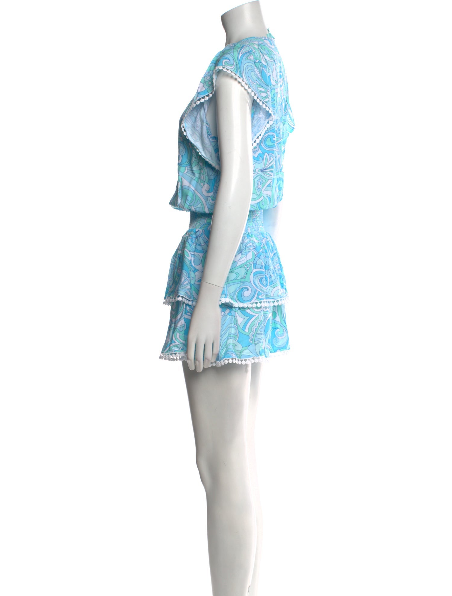 Melissa Odabash Paisley Print Mini Dress