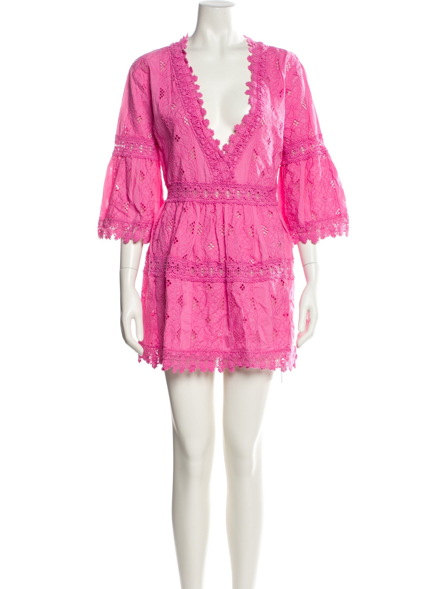 Melissa Odabash V-Neck Mini Dress