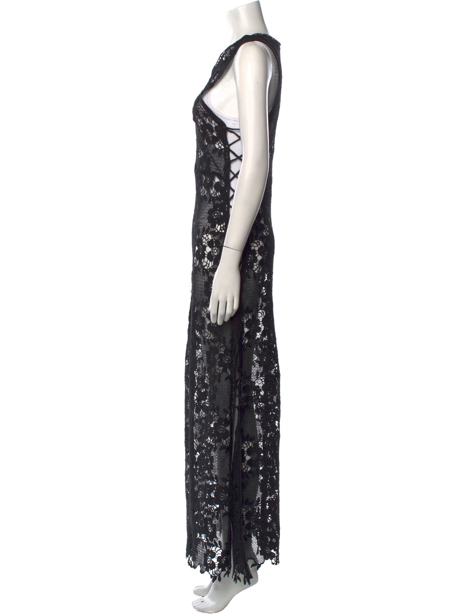 Melissa Odabash Lace Pattern Long Dress w/ Tags