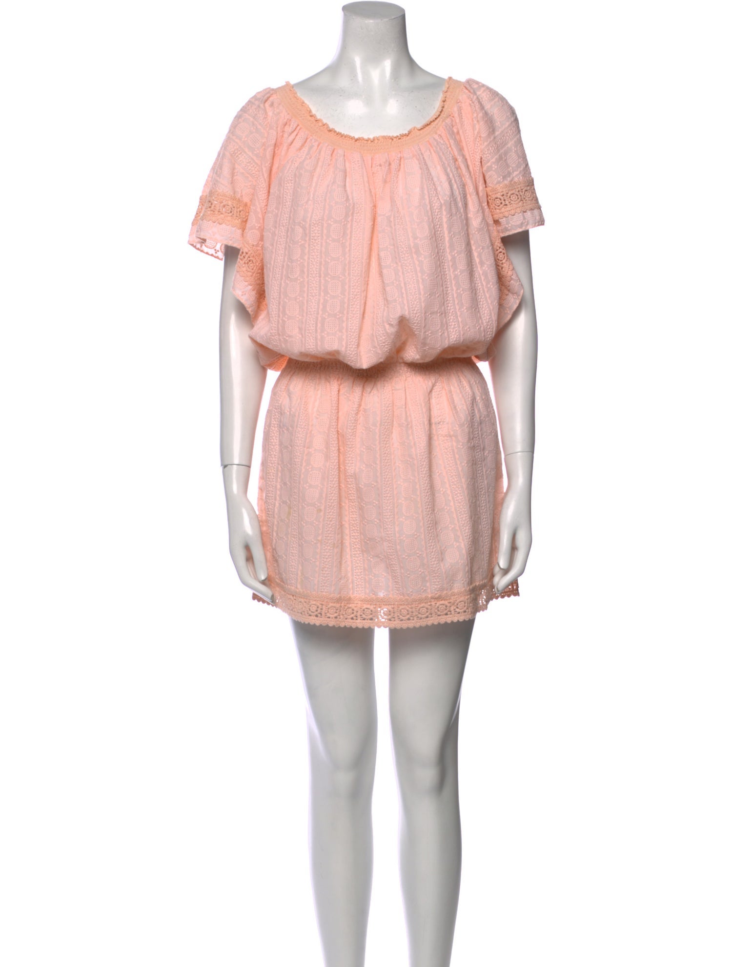 Melissa Odabash Scoop Neck Mini Dress