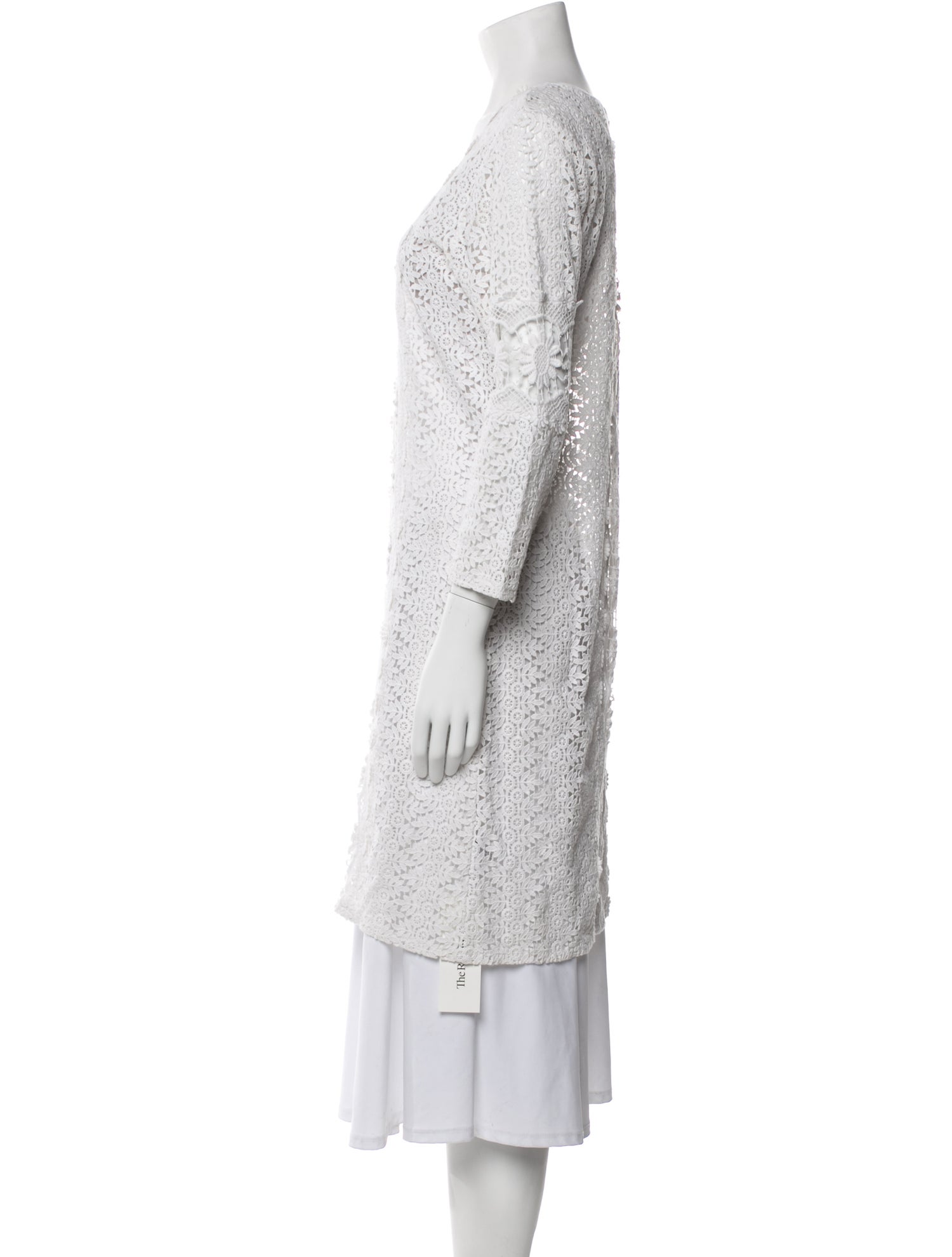 Melissa Odabash Lace Pattern Coat