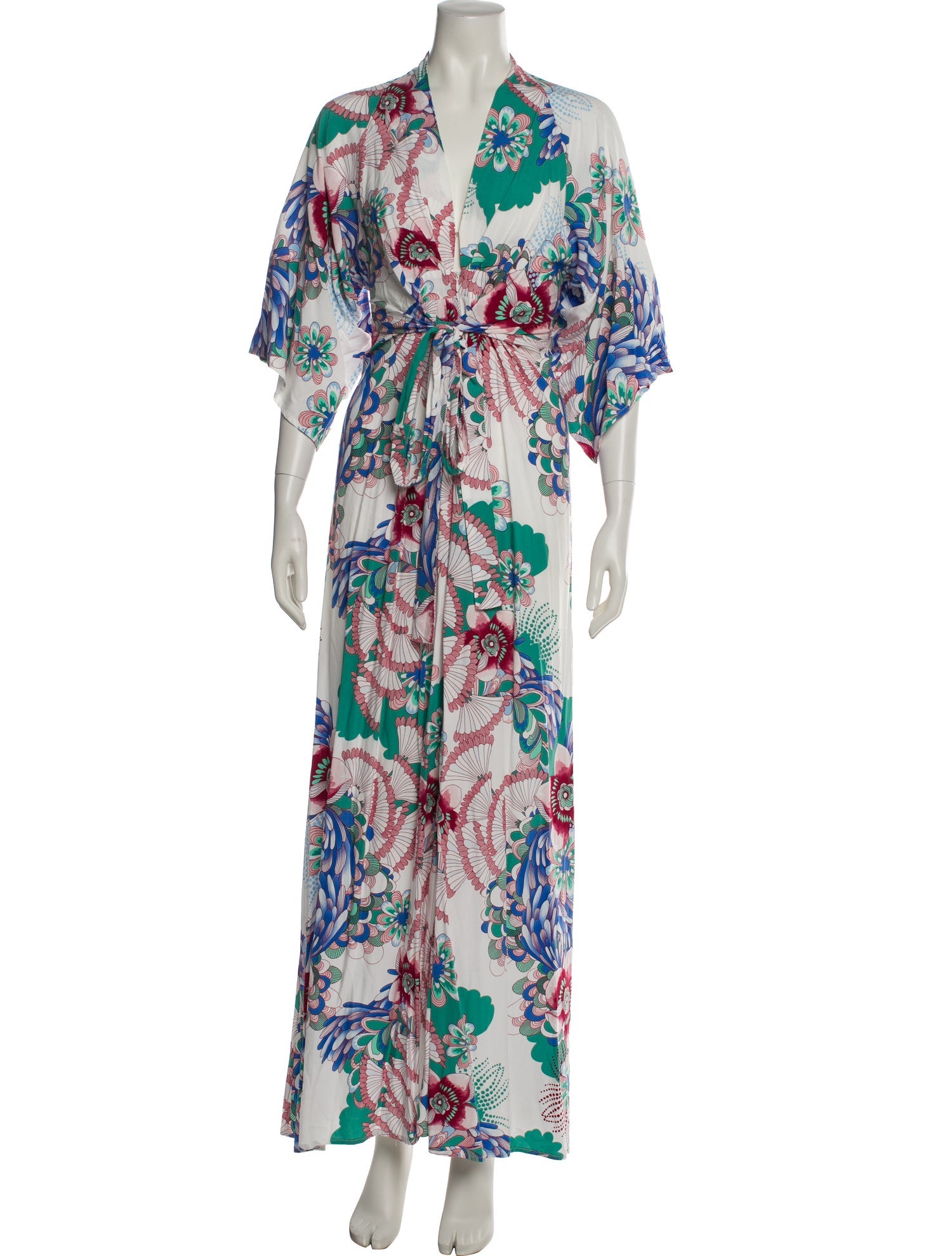 Melissa Odabash Floral Print Long Dress