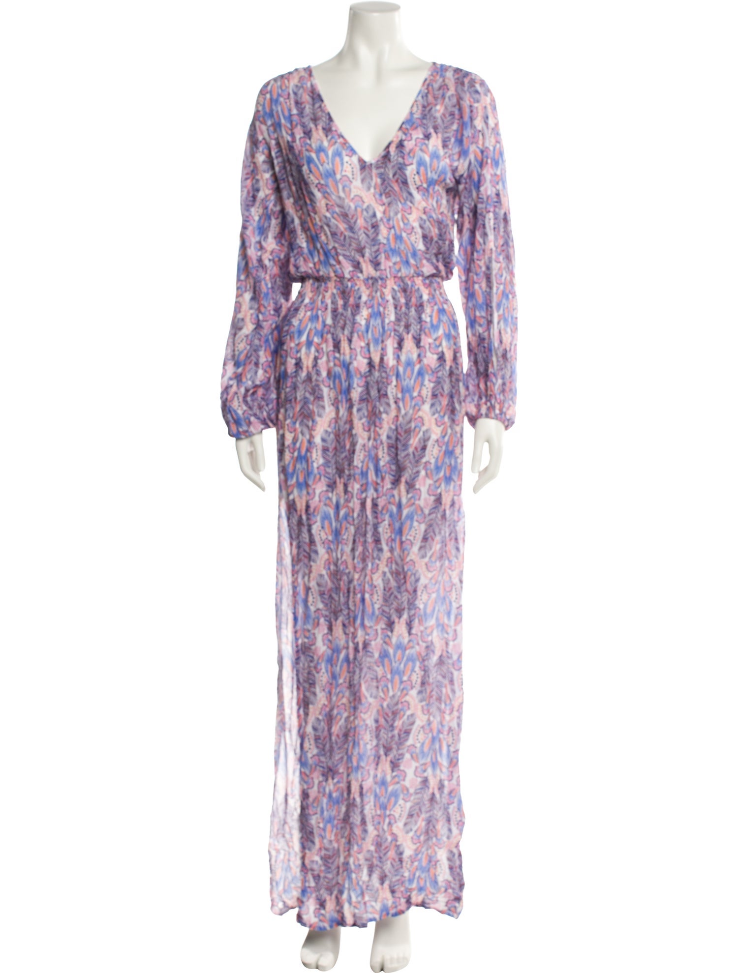 Melissa Odabash Floral Print Long Dress