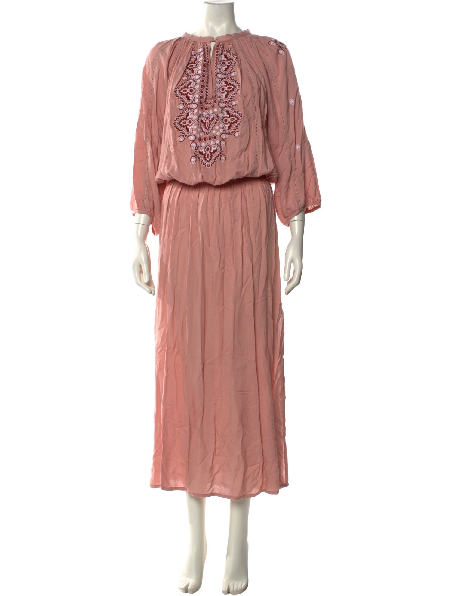 Melissa Odabash Crew Neck Long Dress