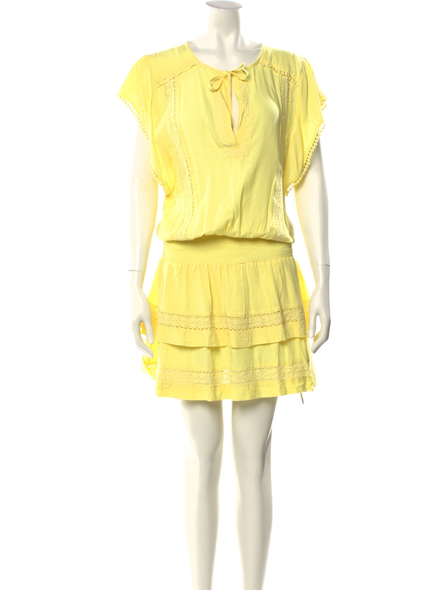 Melissa Odabash Tie Neck Knee-Length Dress w/ Tags