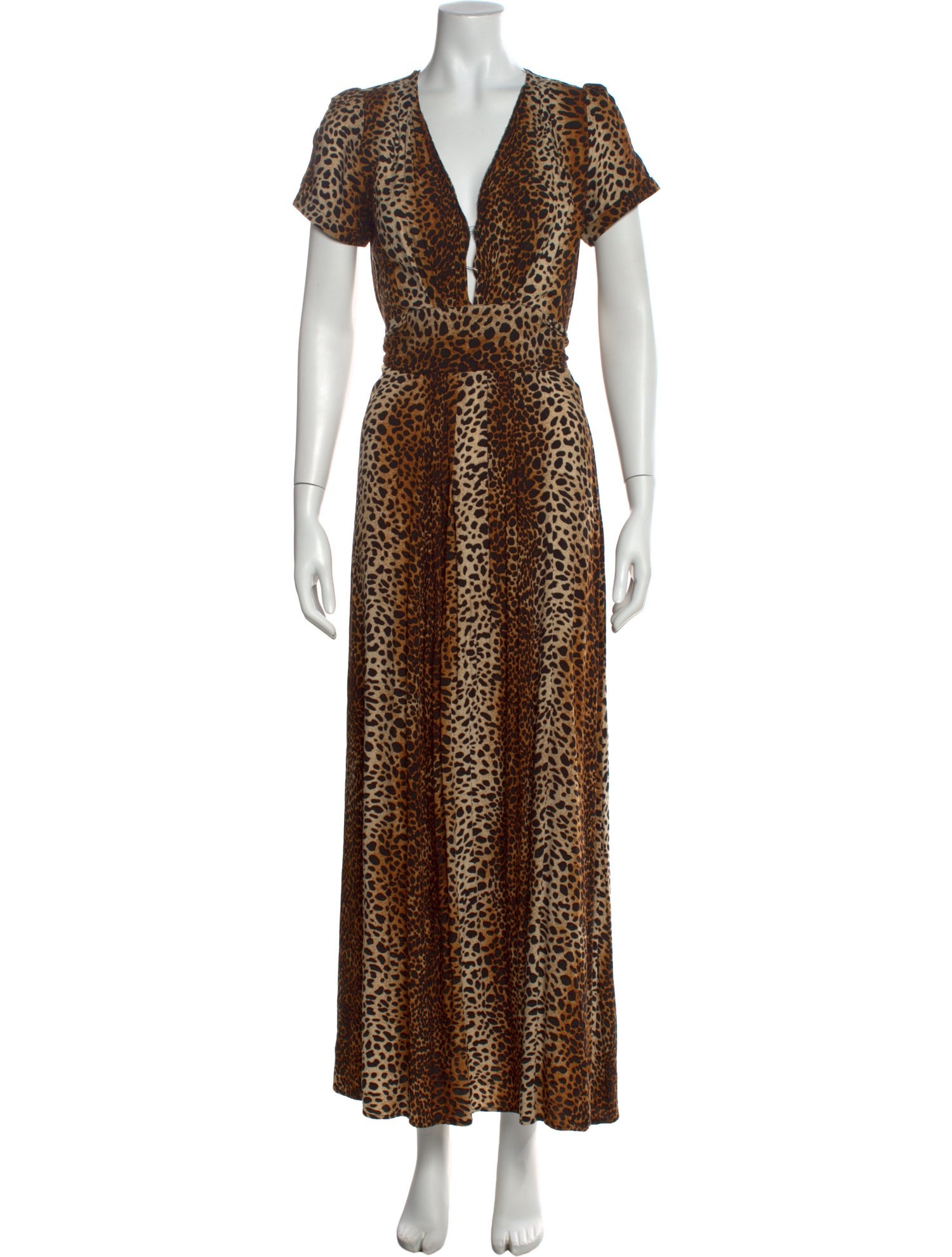 Melissa Odabash Animal Print Long Dress