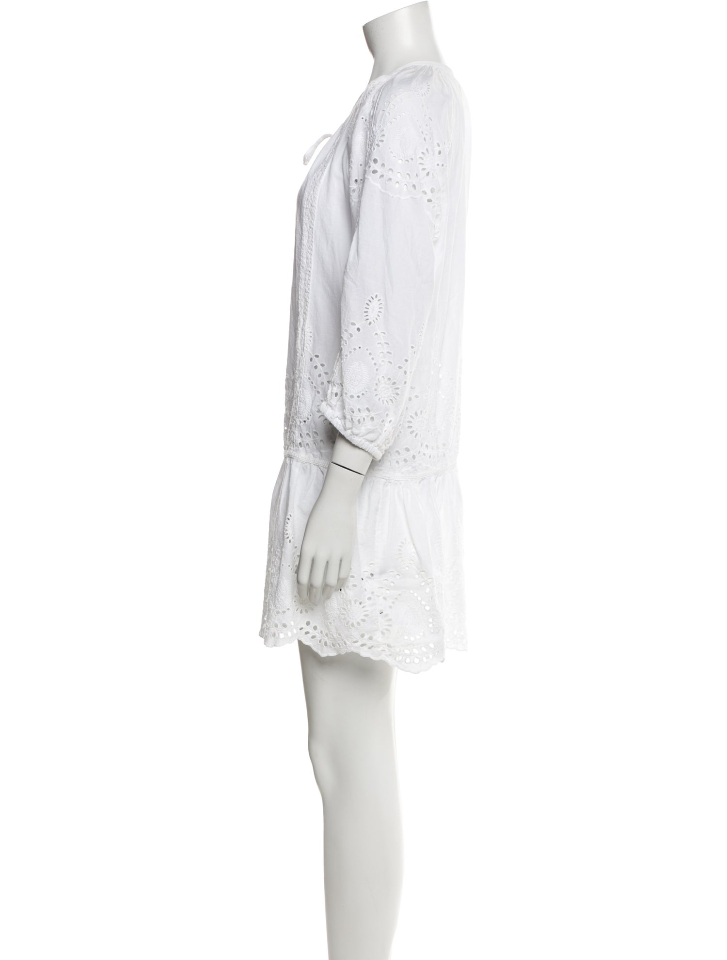 Melissa Odabash Crew Neck Mini Dress