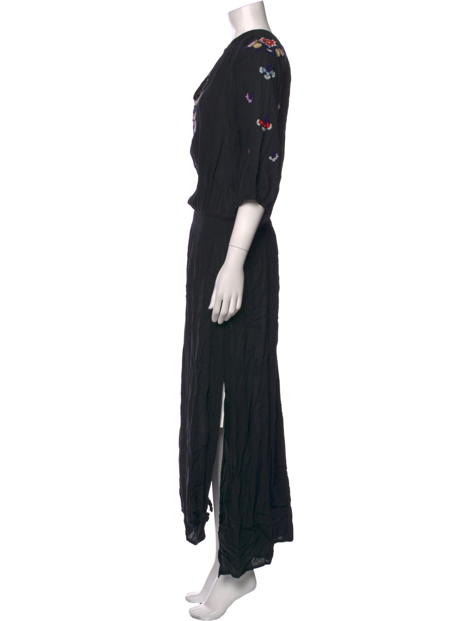 Melissa Odabash Crew Neck Long Dress