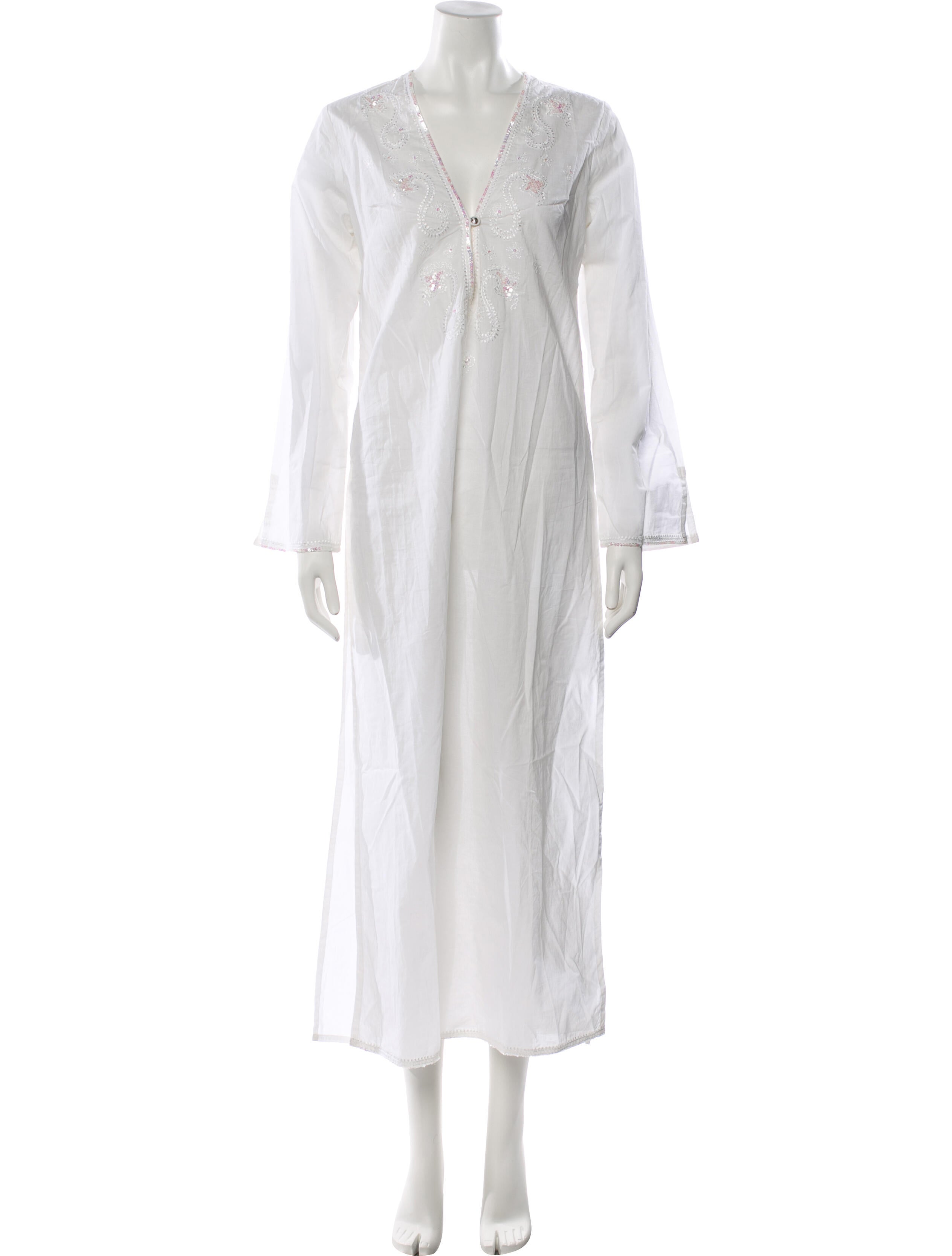 Melissa Odabash V-Neck Midi Length Dress