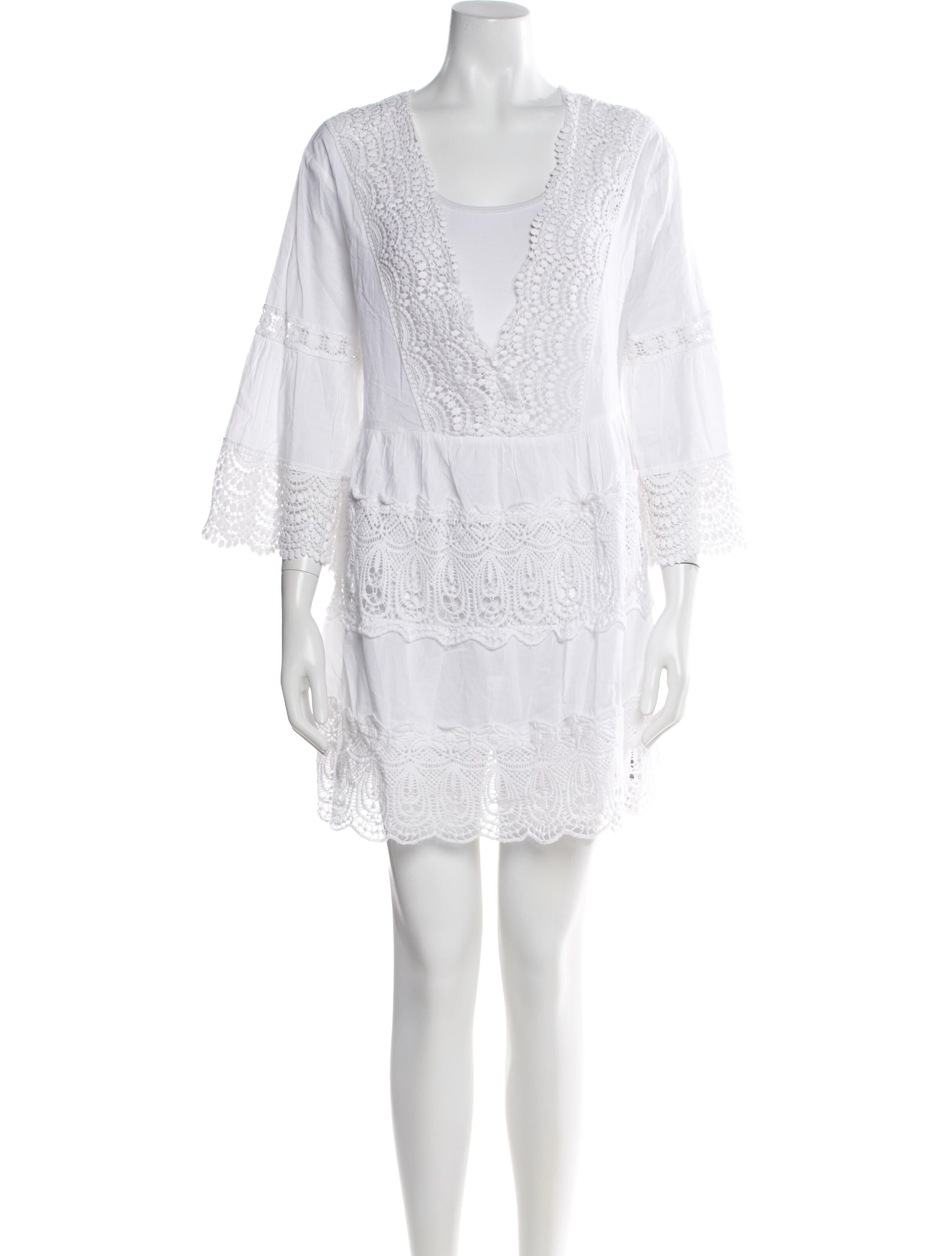 Melissa Odabash V-Neck Mini Dress