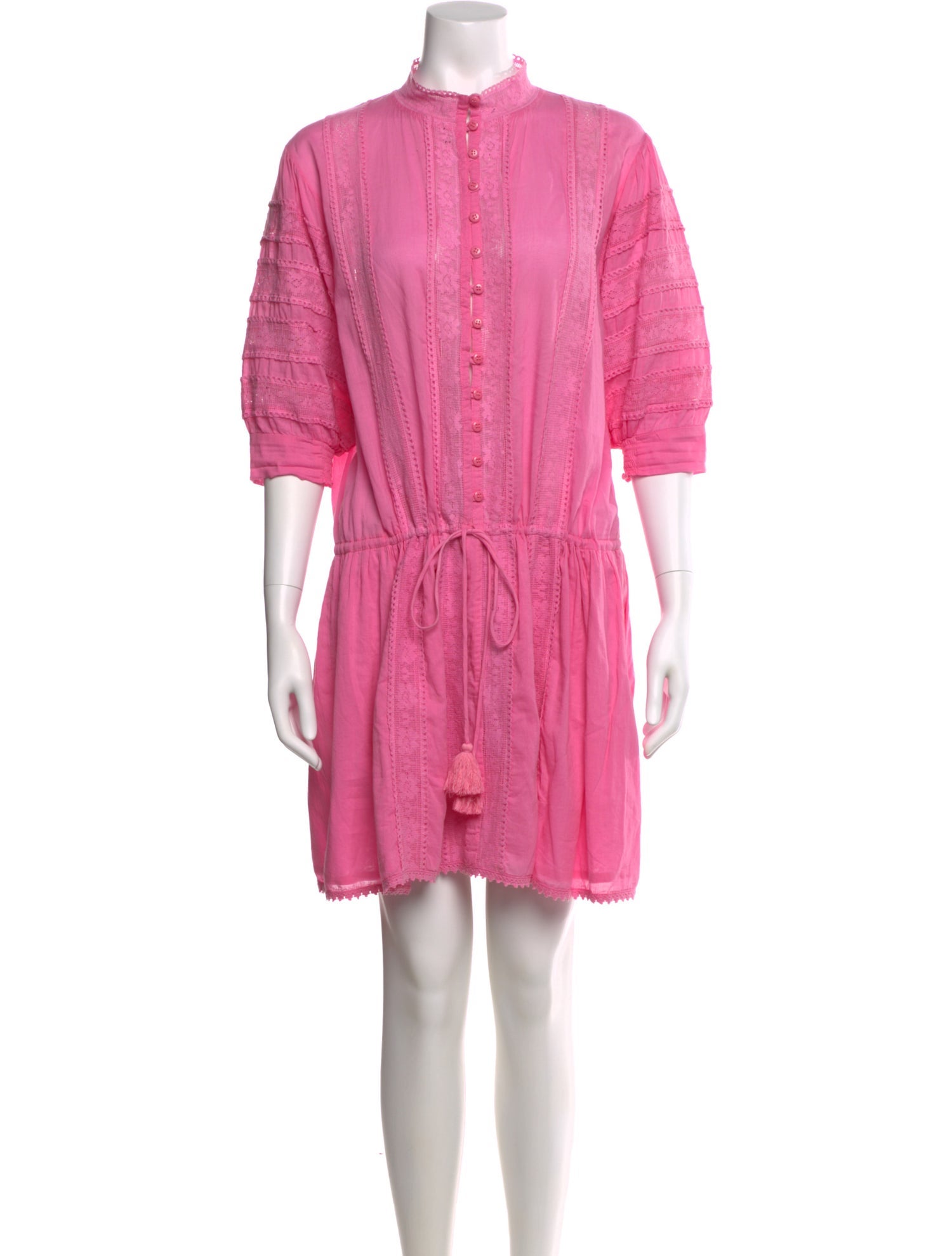 Melissa Odabash Mock Neck Mini Dress