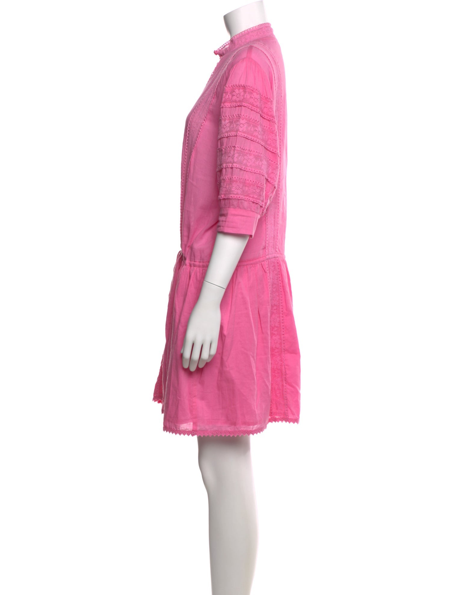 Melissa Odabash Mock Neck Mini Dress