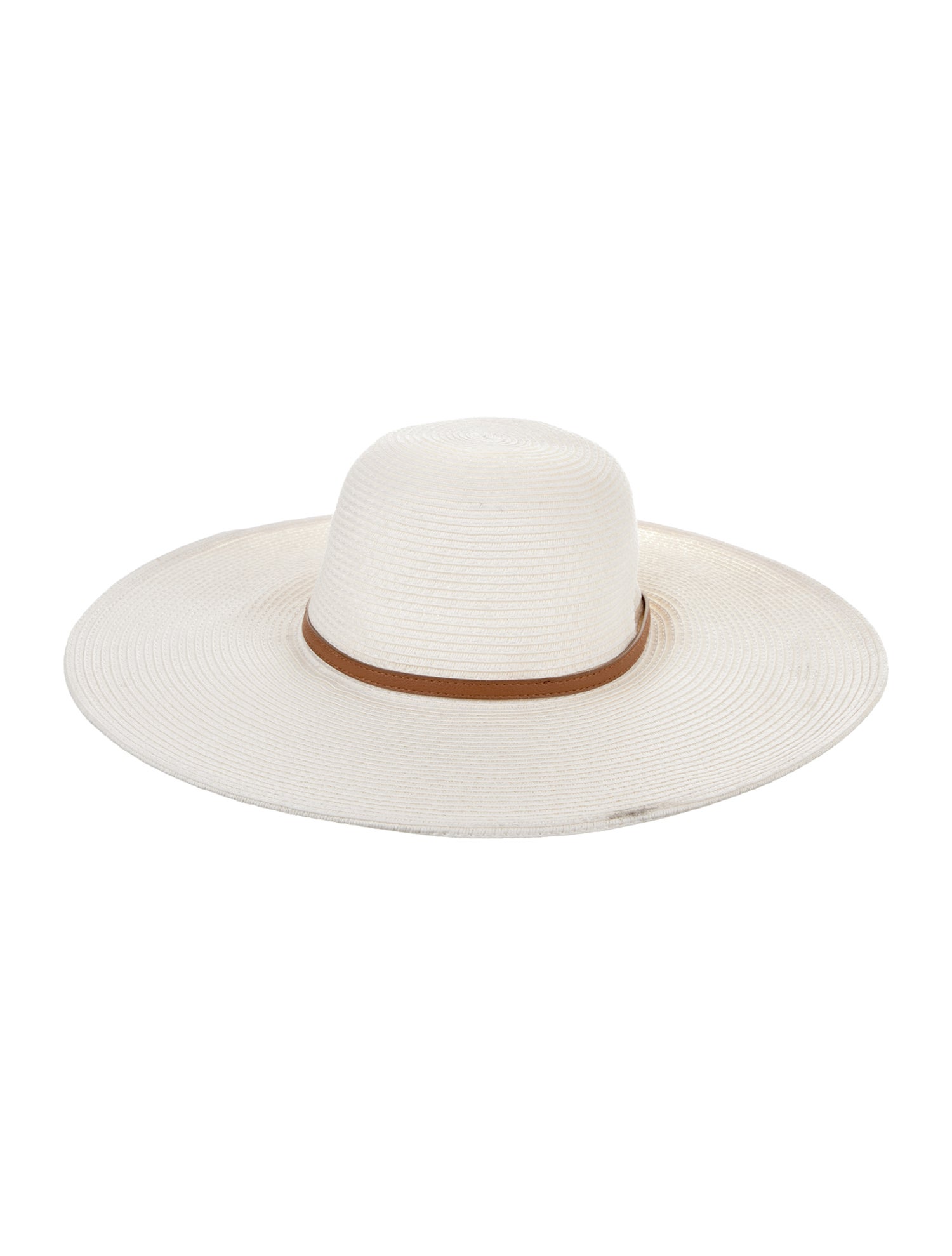 Melissa Odabash Leather Trim Sun Hat