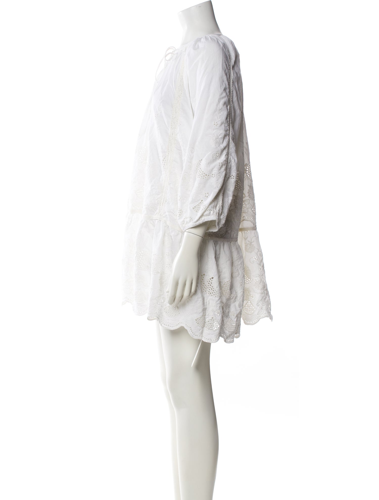 Melissa Odabash Crew Neck Mini Dress