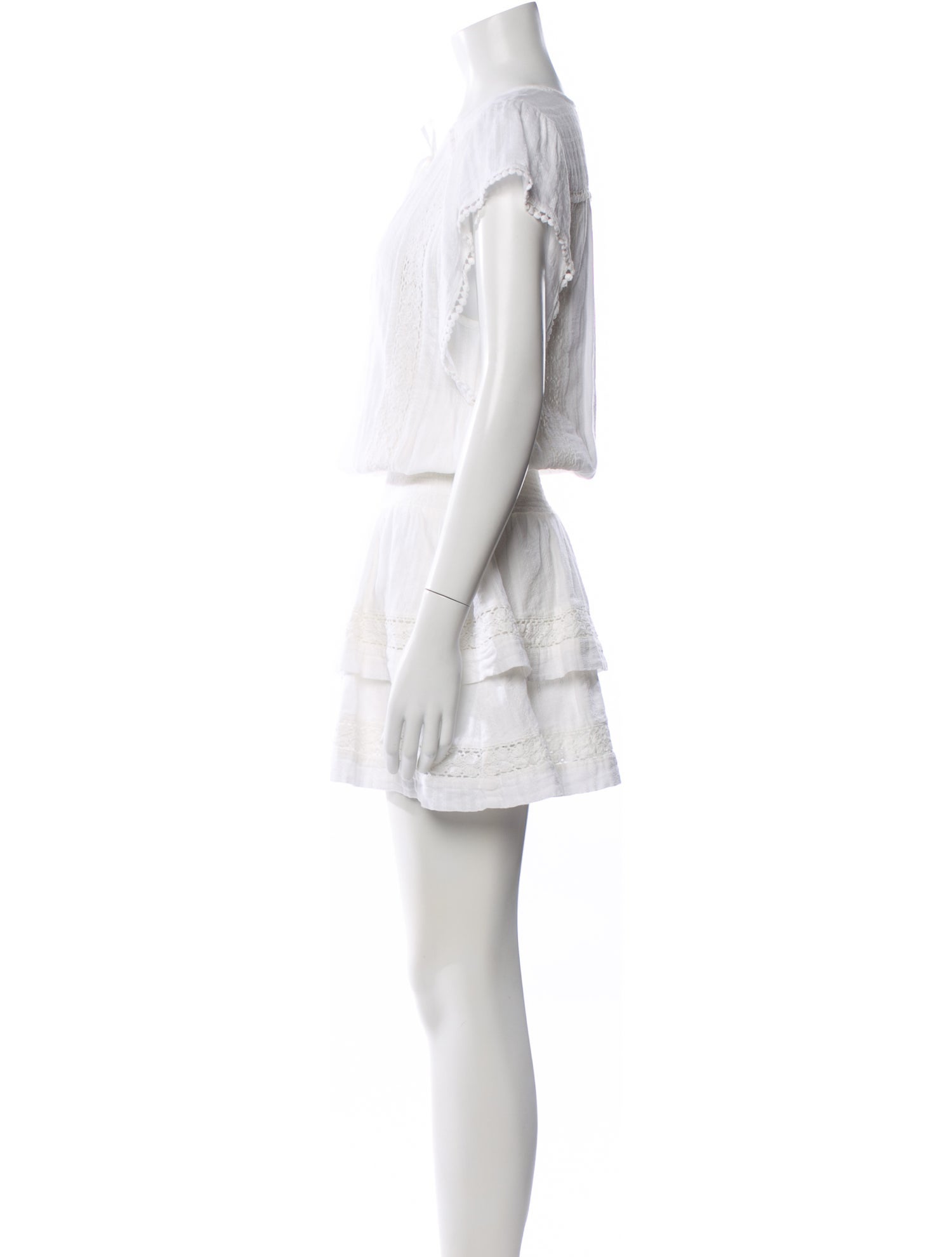 Melissa Odabash Crew Neck Mini Dress