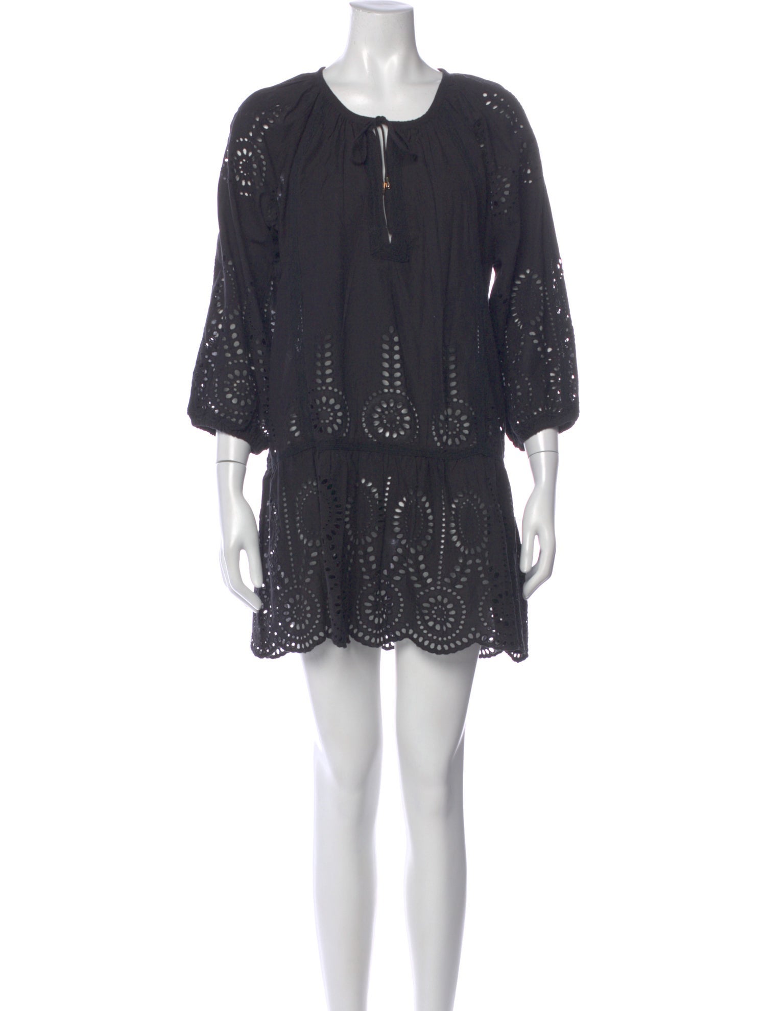 Melissa Odabash Scoop Neck Mini Dress