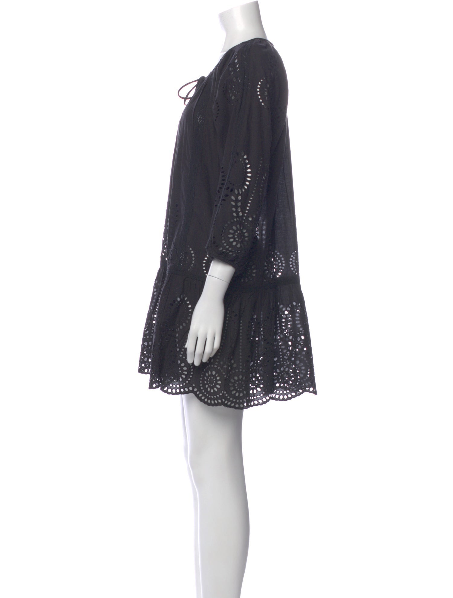 Melissa Odabash Scoop Neck Mini Dress