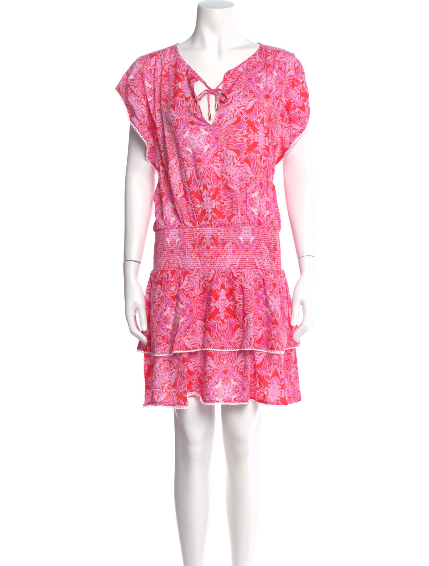 Melissa Odabash Floral Print Mini Dress