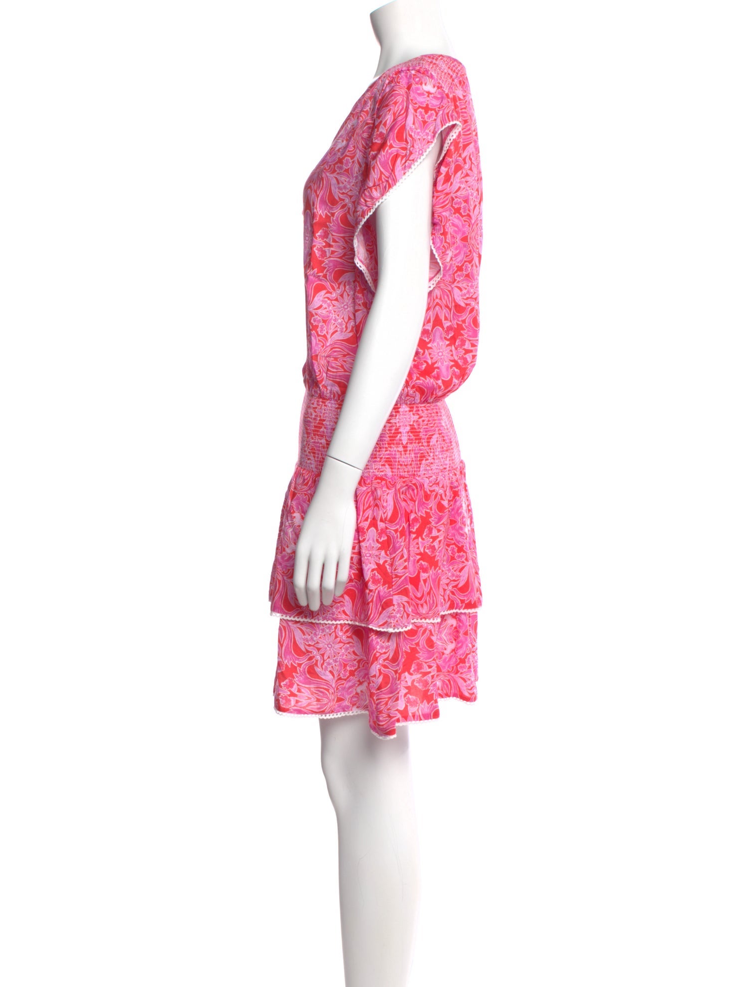 Melissa Odabash Floral Print Mini Dress