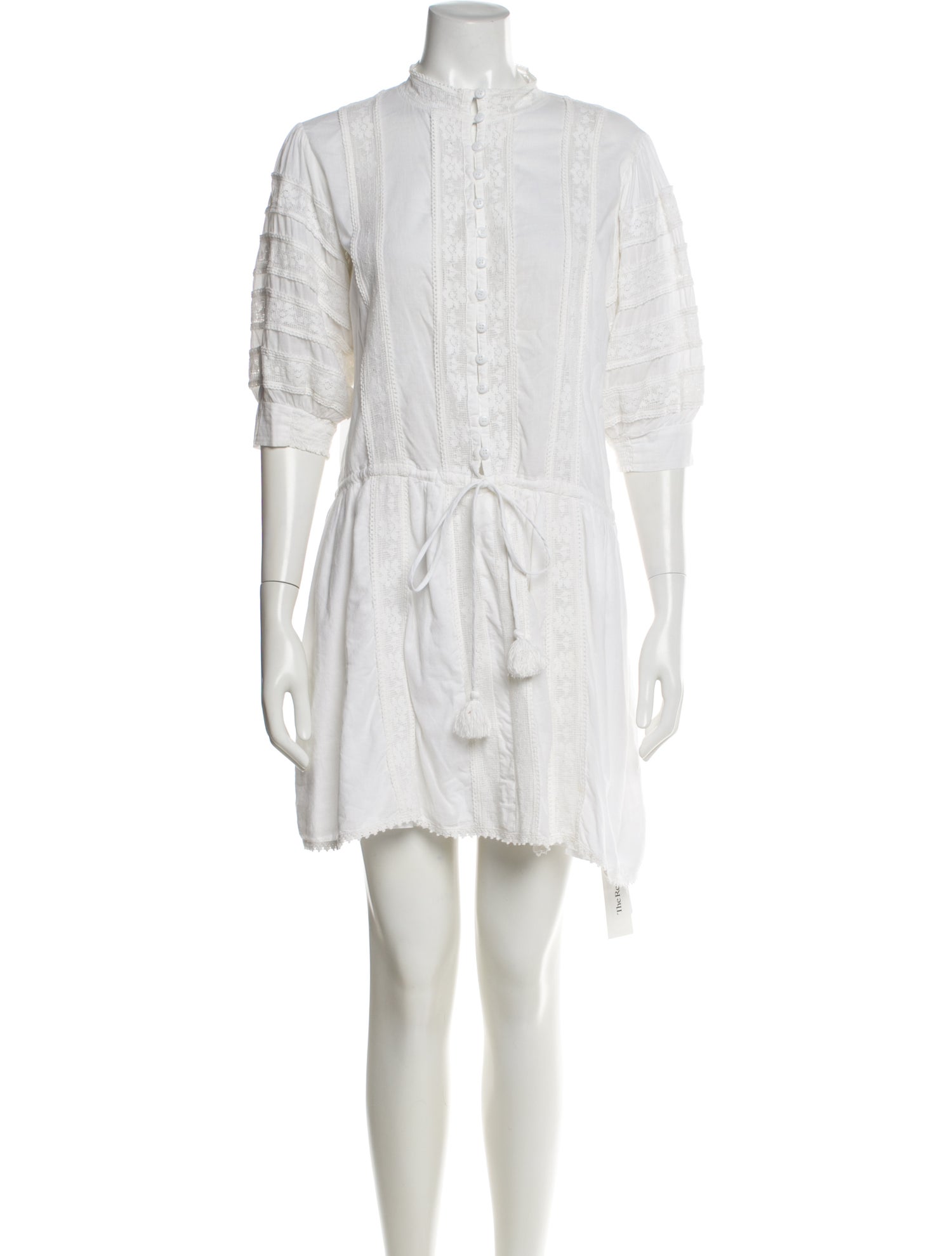 Melissa Odabash Mock Neck Mini Dress