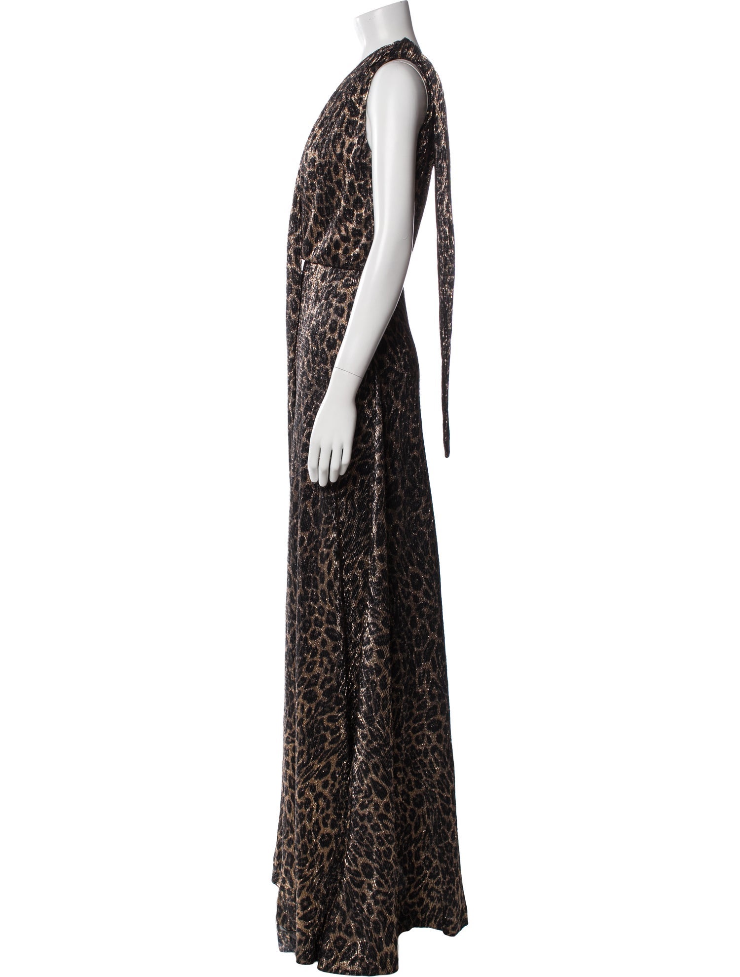 Melissa Odabash Animal Print Long Dress