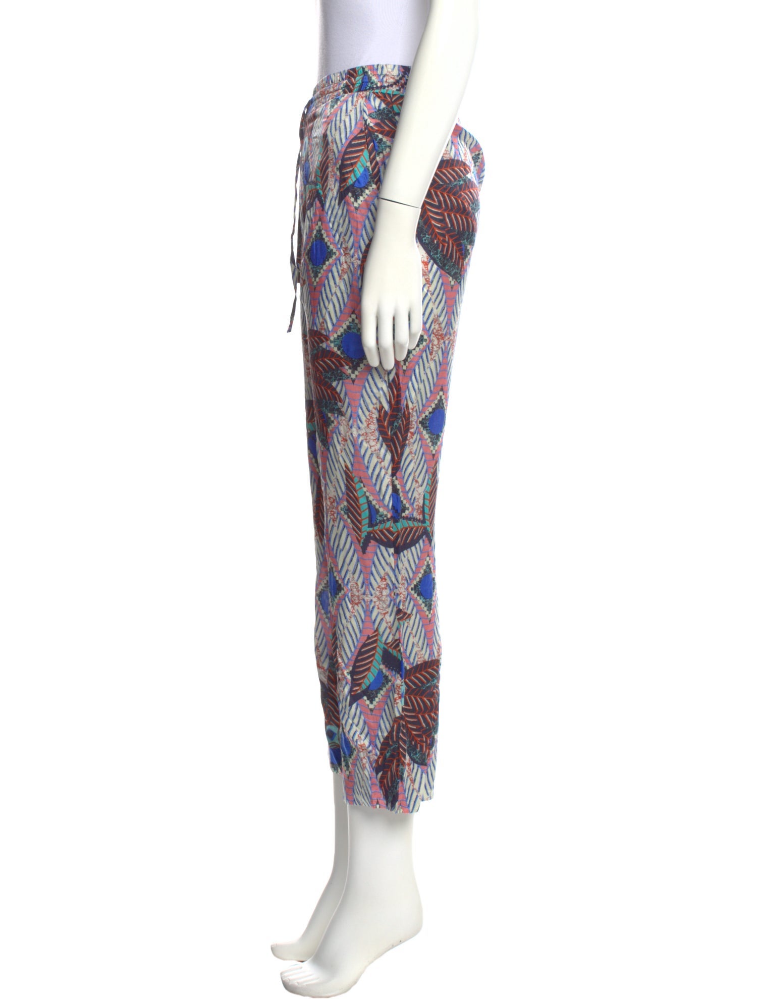 Melissa Odabash Printed Straight Leg Pants