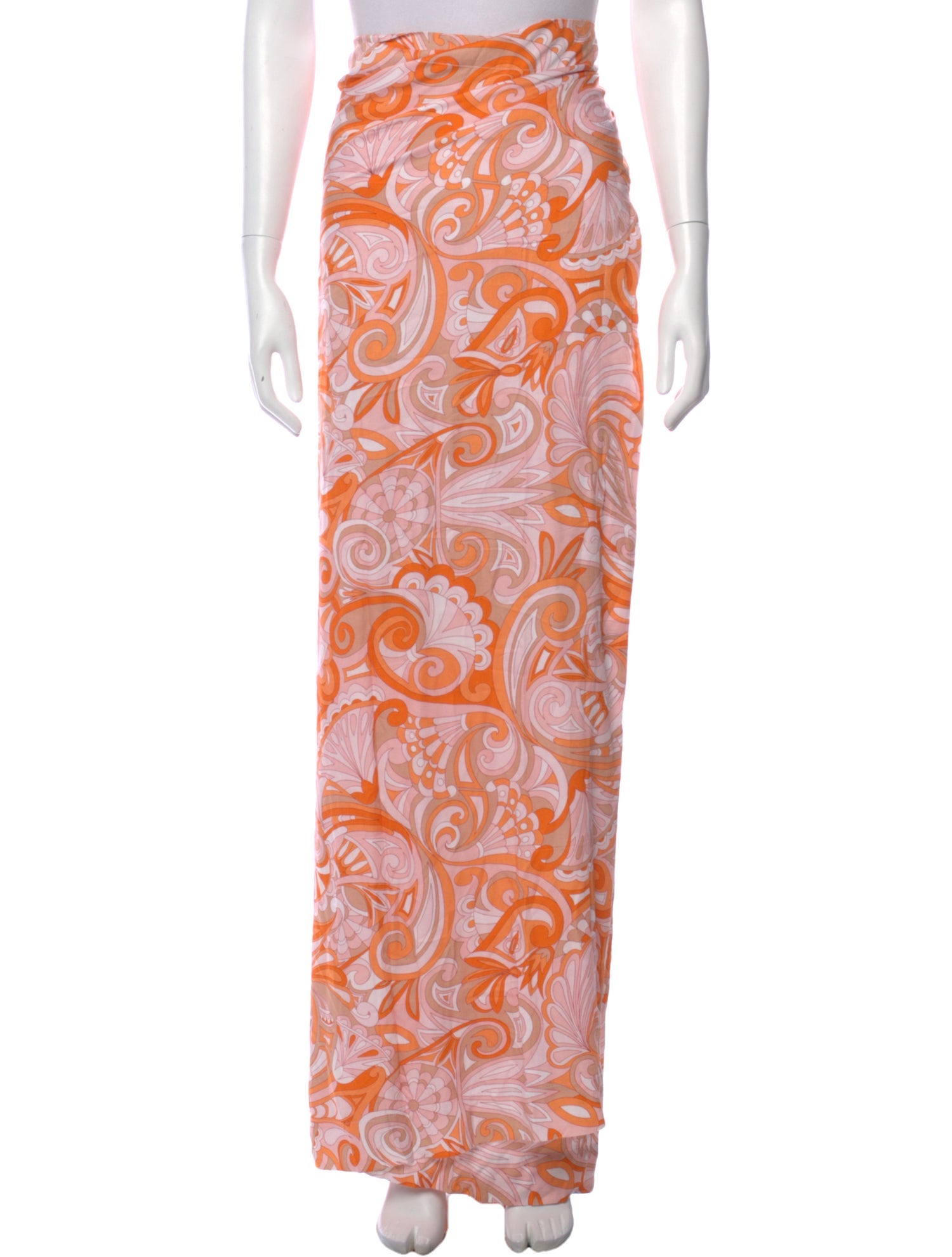 Melissa Odabash Paisley Print Long Skirt w/ Tags