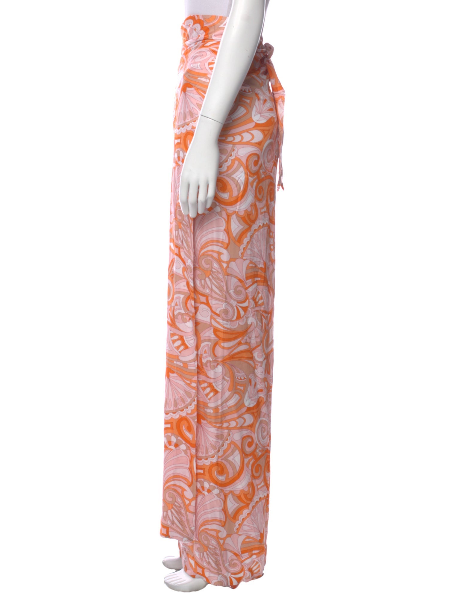 Melissa Odabash Paisley Print Long Skirt w/ Tags