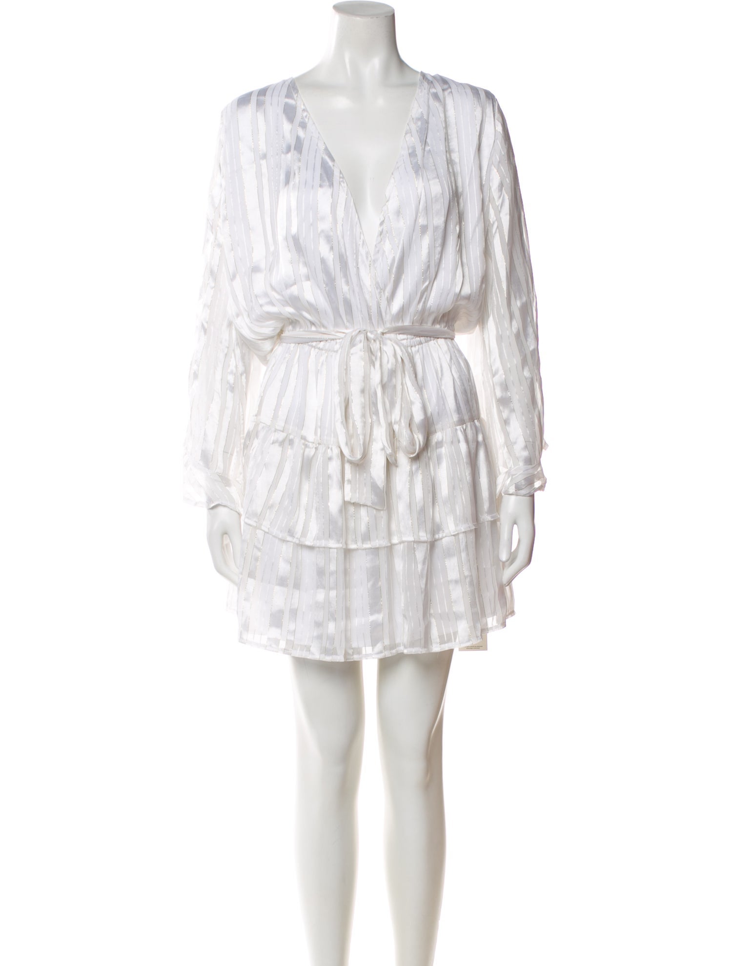 Melissa Odabash Lace Pattern Mini Dress