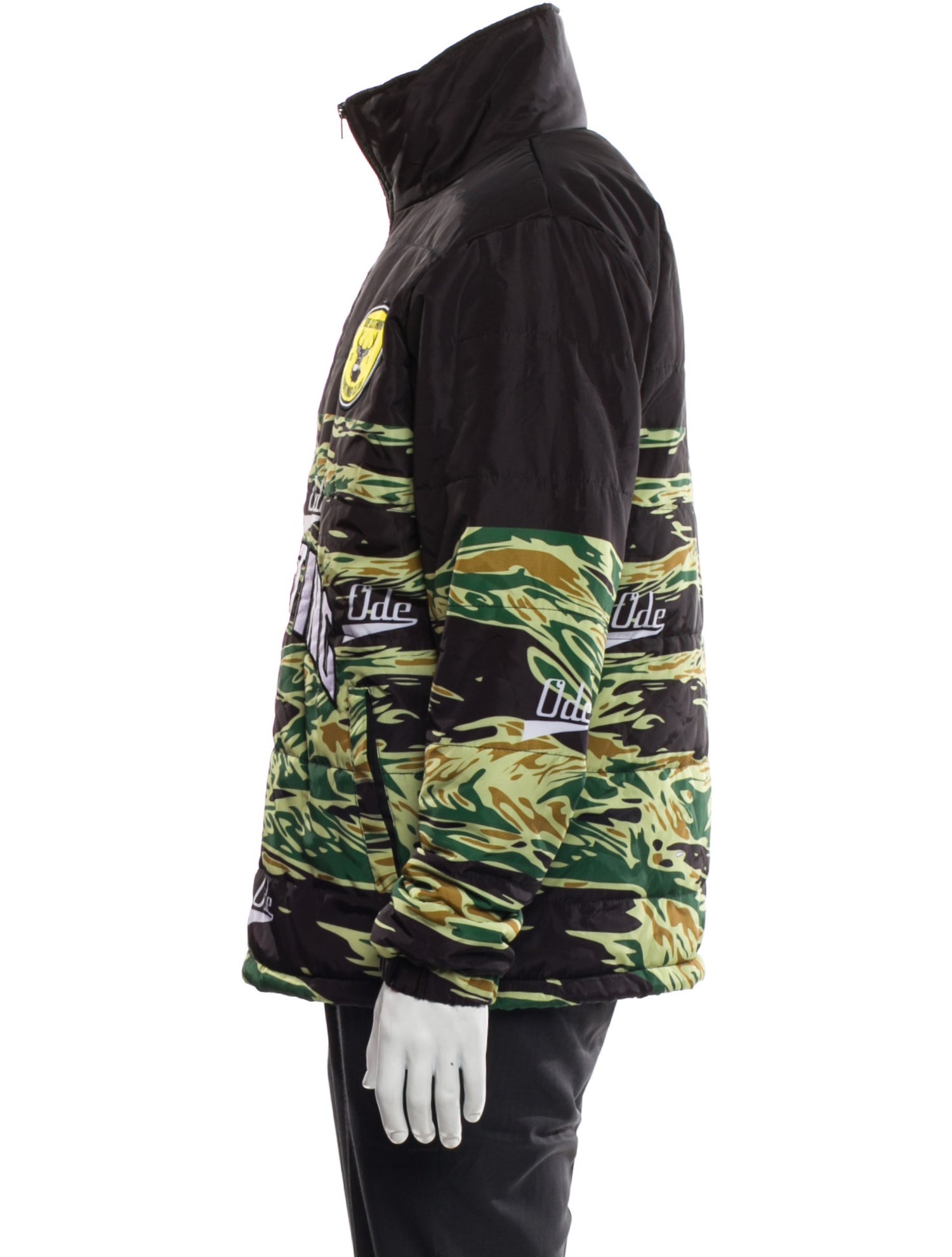 Ode to Odd Graphic Print Puffer Coat