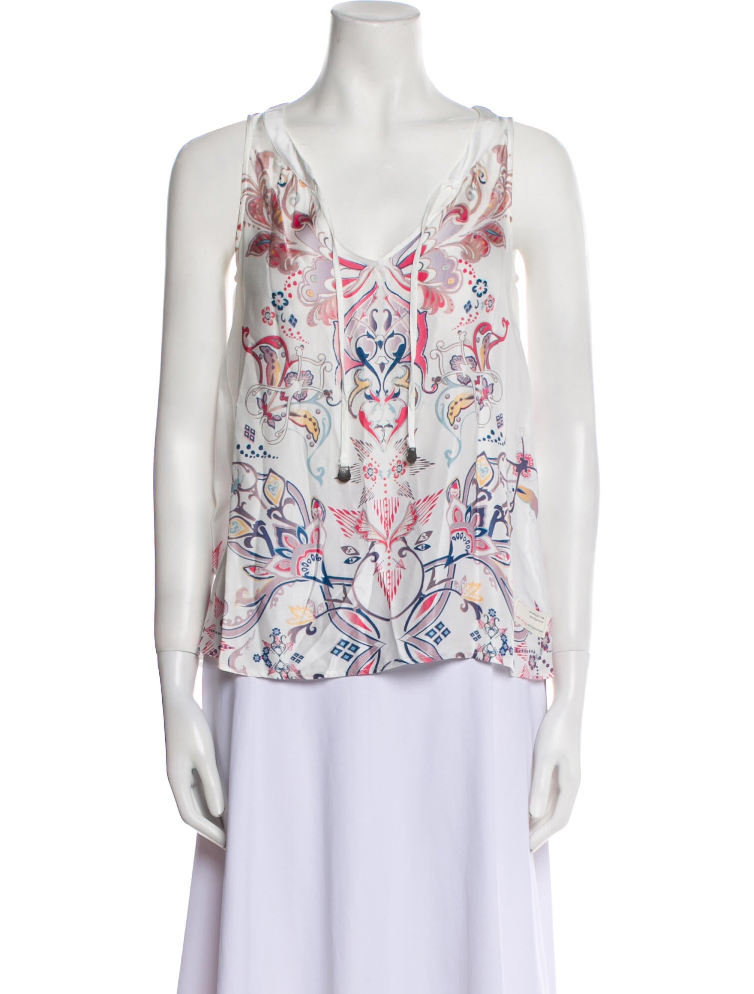 Odd Molly Silk Floral Print Blouse