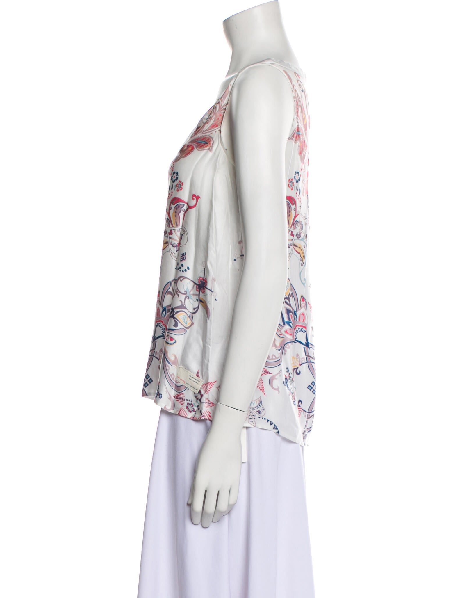 Odd Molly Silk Floral Print Blouse