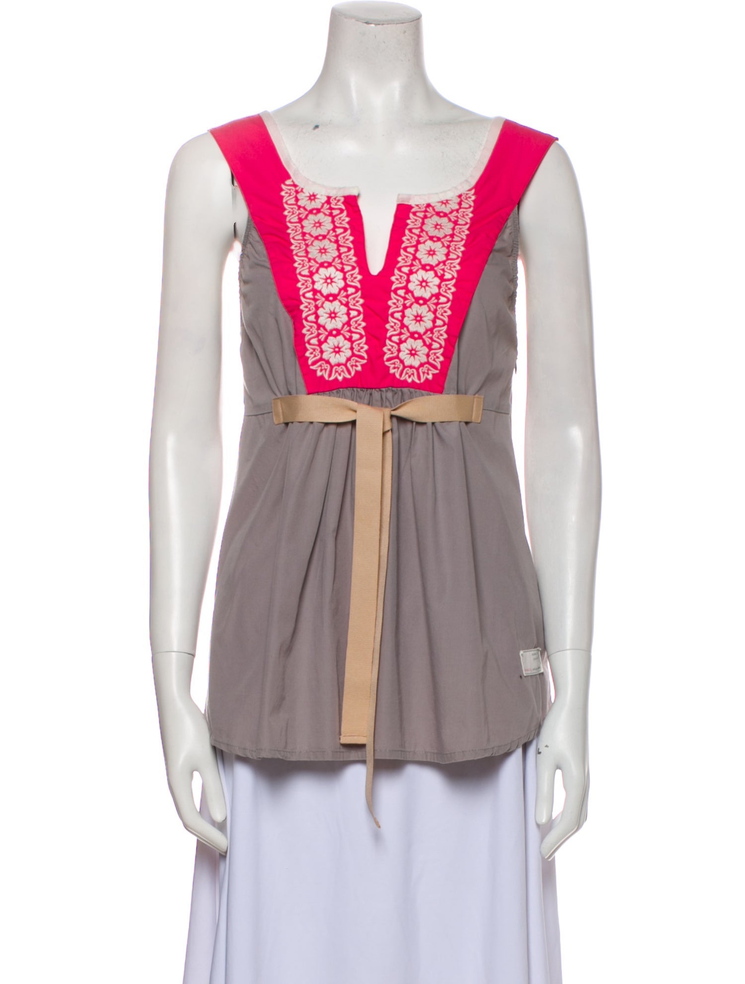 Odd Molly Square Neckline Sleeveless Tunic