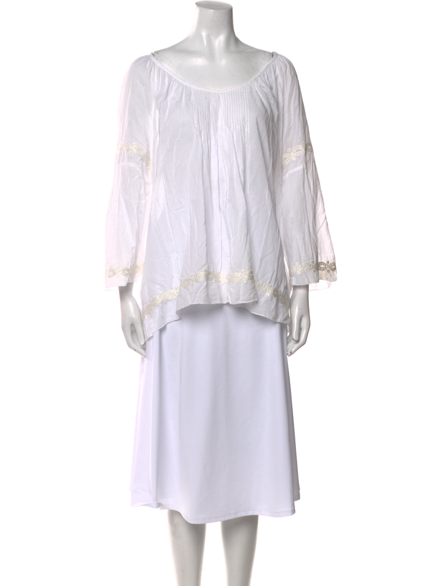 Odd Molly Printed Scoop Neck Blouse