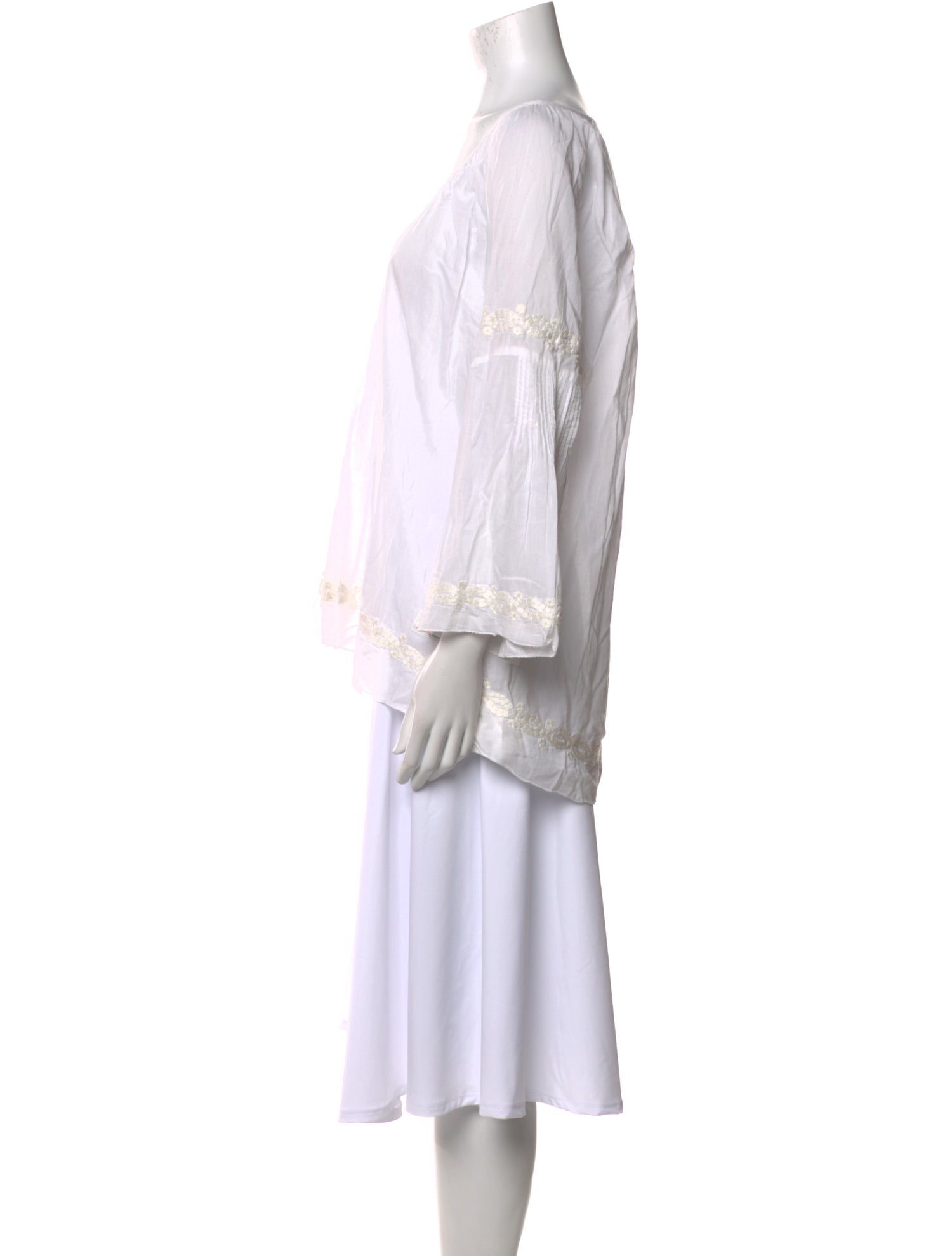 Odd Molly Printed Scoop Neck Blouse