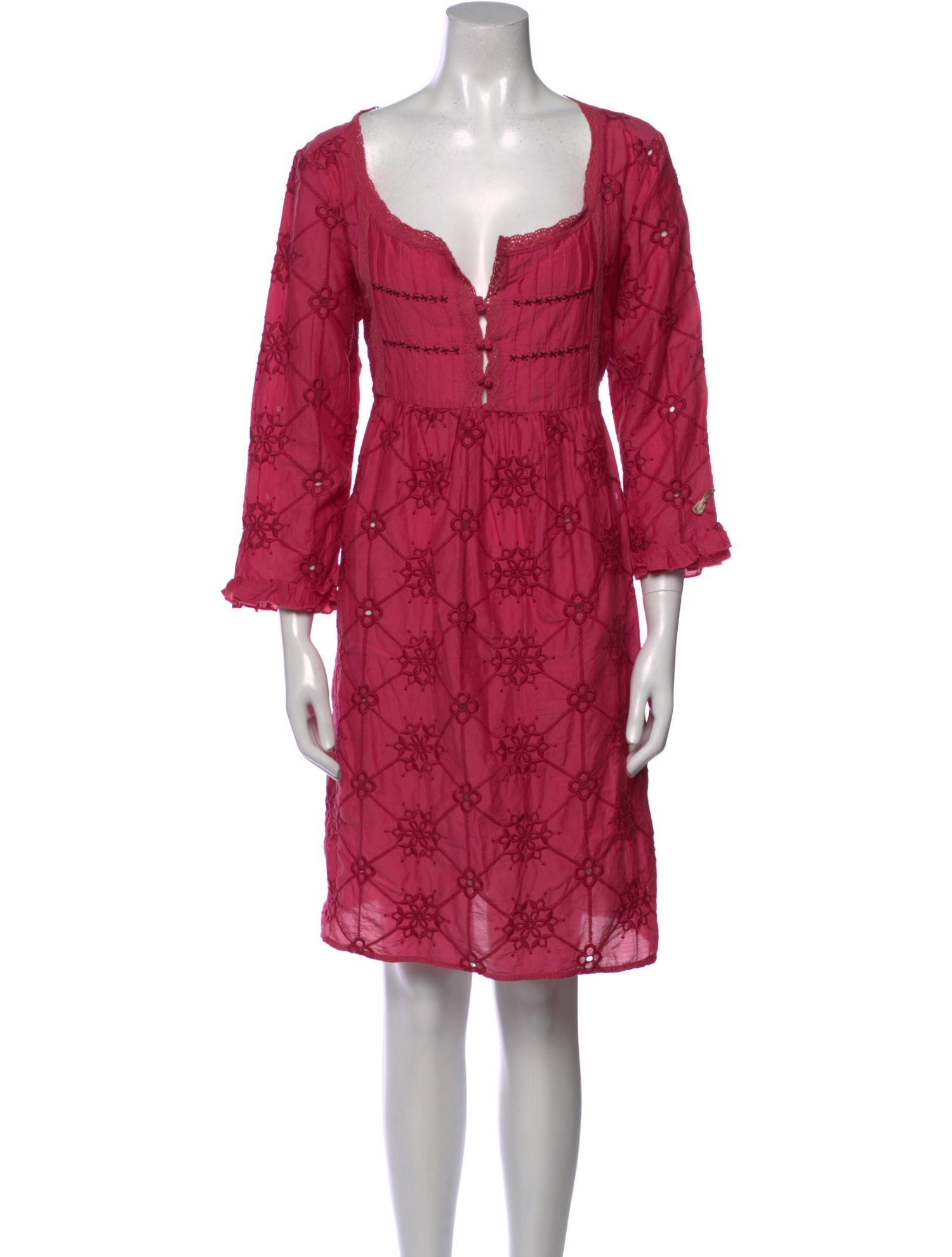 Odd Molly V-Neck Knee-Length Dress