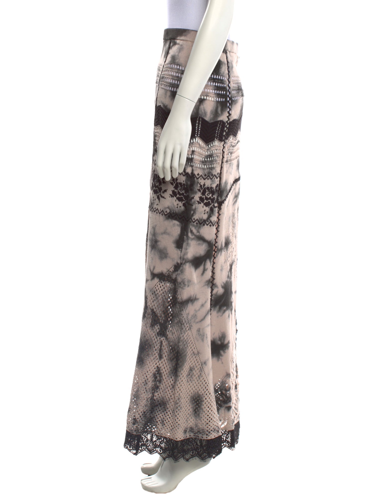 Odd Molly Tie-Dye Print Long Skirt