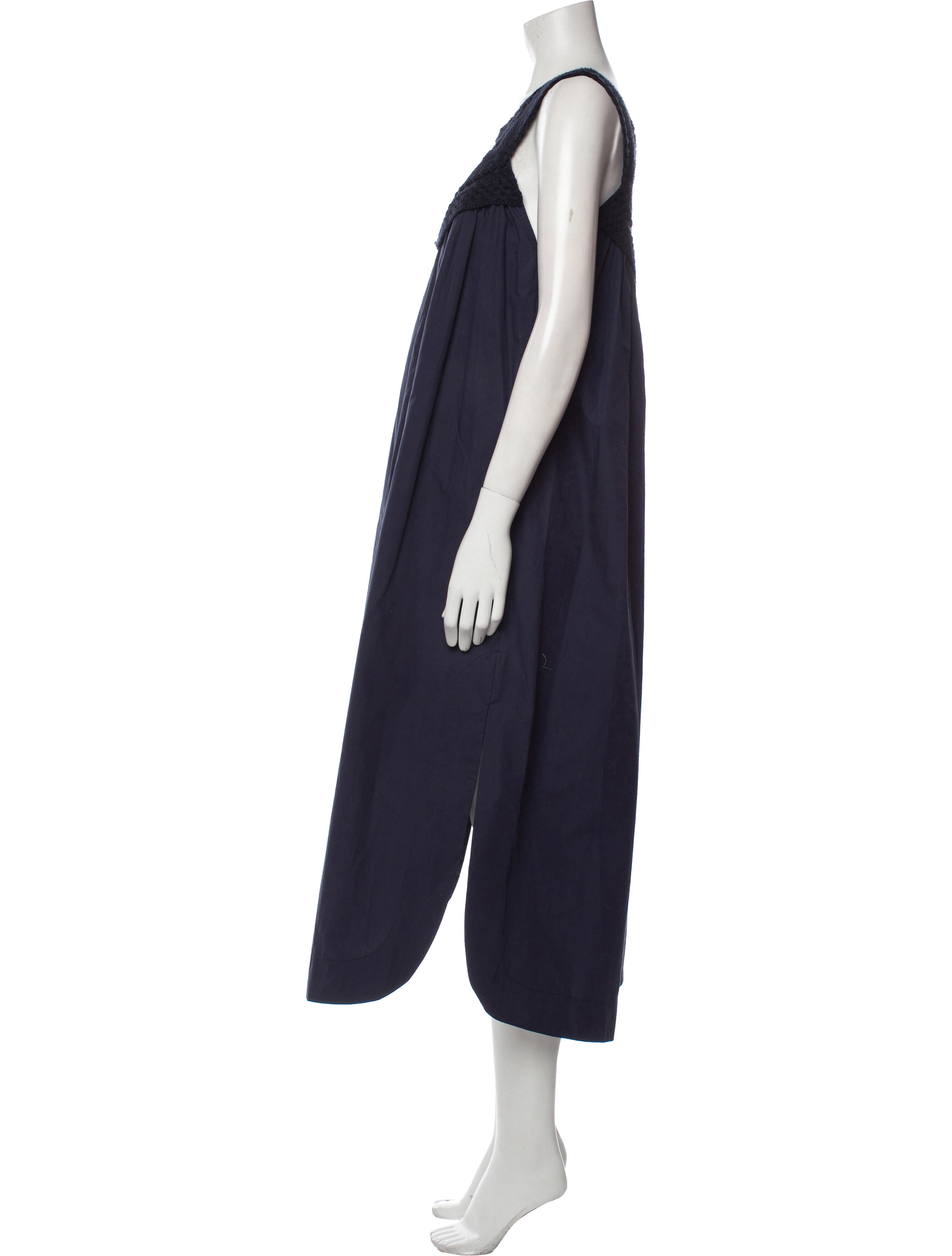 Odeeh Scoop Neck Long Dress