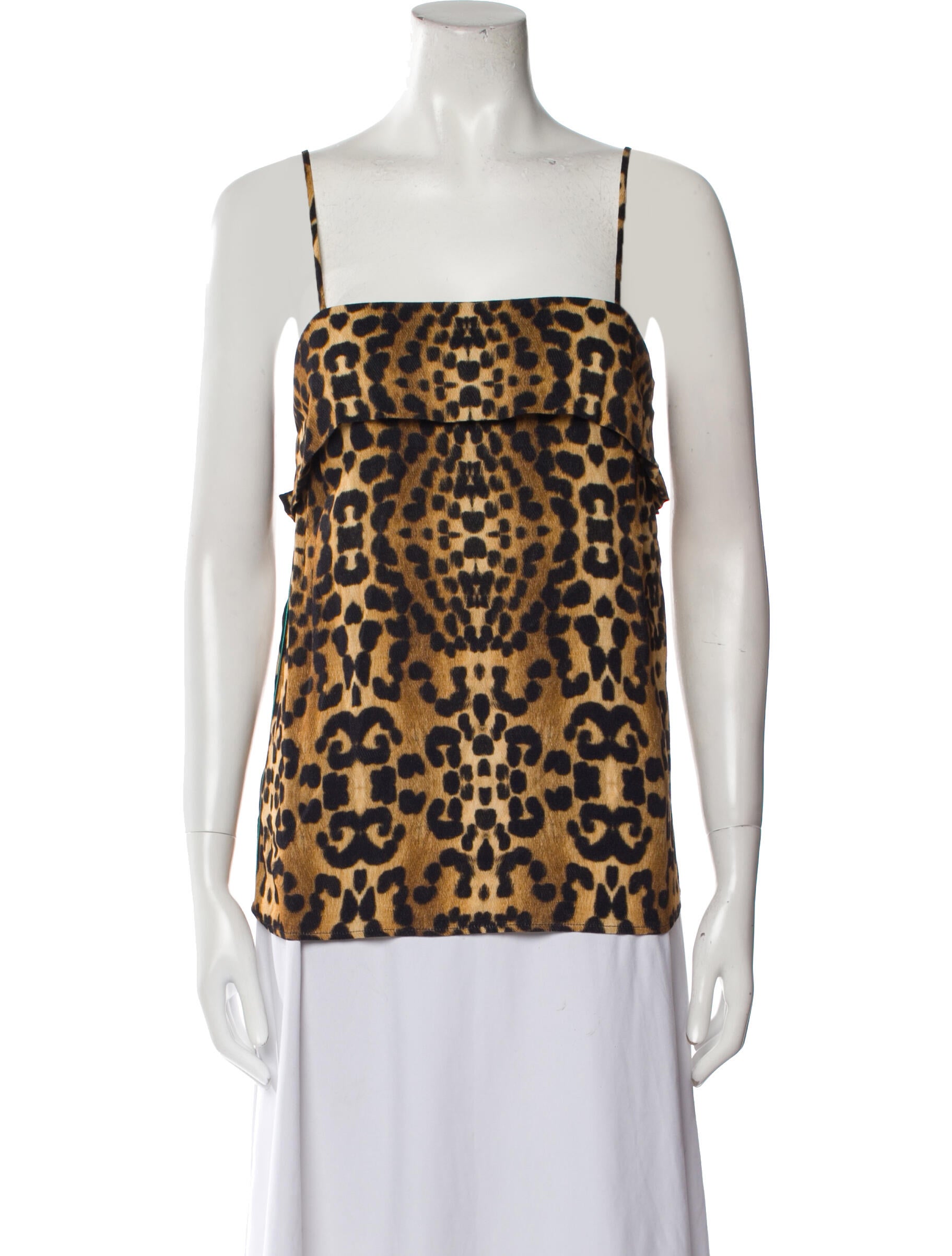 Odeeh Animal Print Square Neckline Top w/ Tags