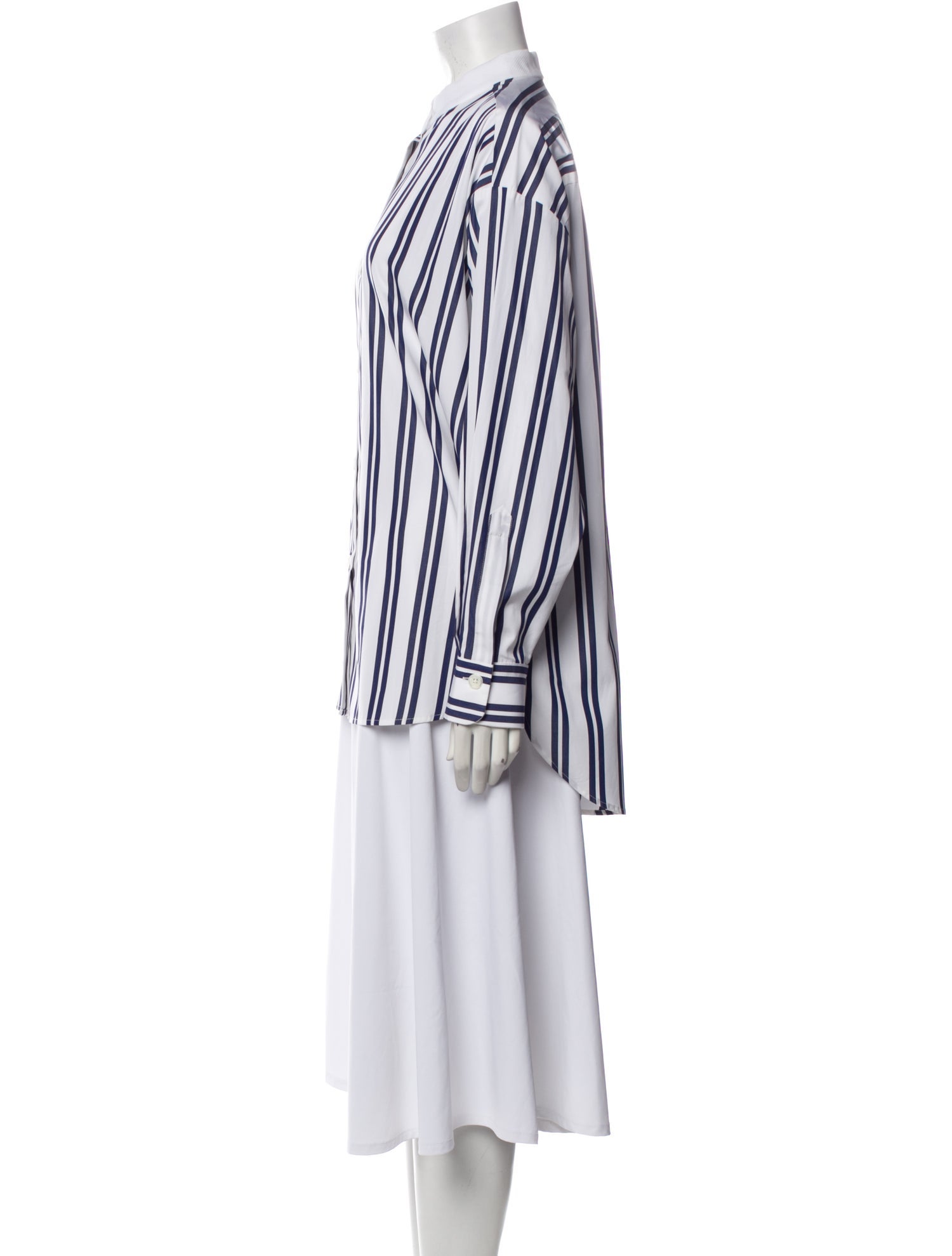 Odeeh Striped Mock Neck Tunic w/ Tags