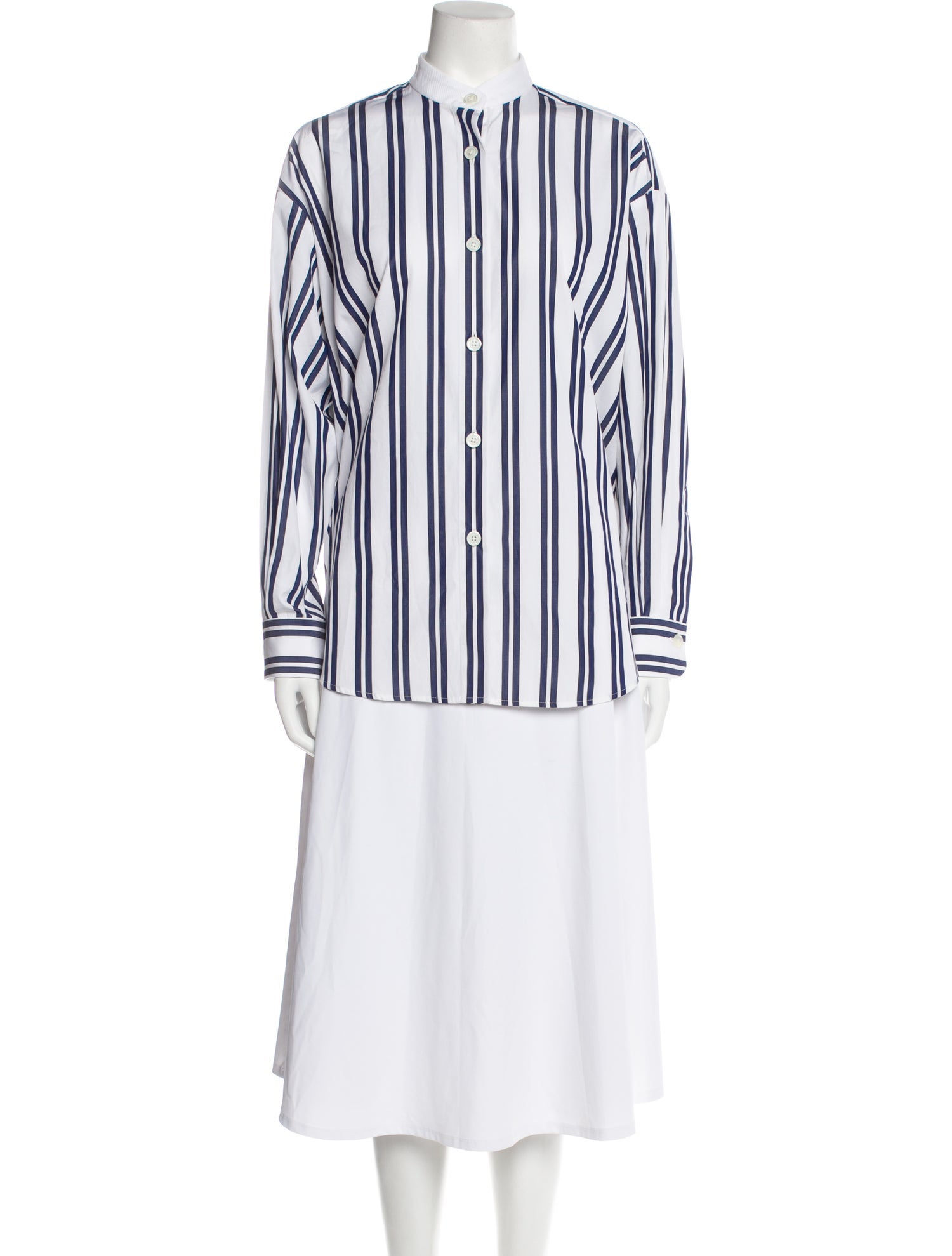 Odeeh Striped Mock Neck Tunic w/ Tags