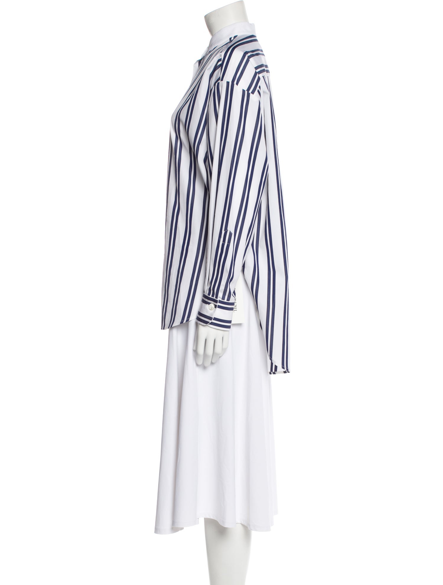 Odeeh Striped Mock Neck Tunic w/ Tags