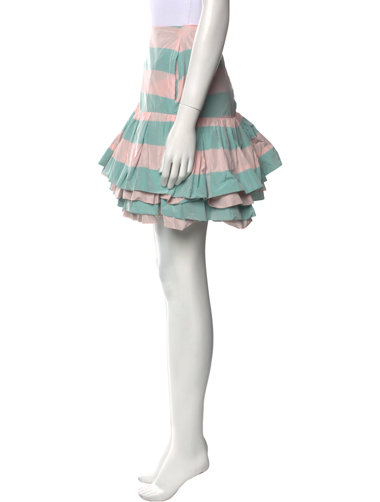 Odeeh Striped Knee-Length Skirt w/ Tags