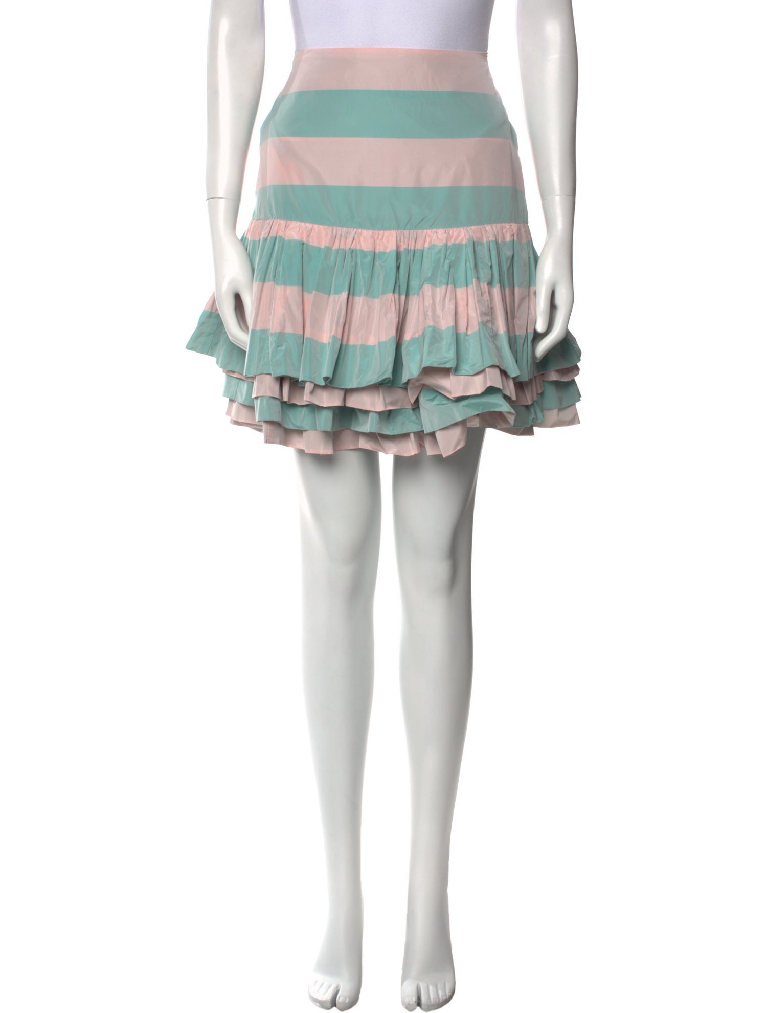 Odeeh Striped Knee-Length Skirt w/ Tags