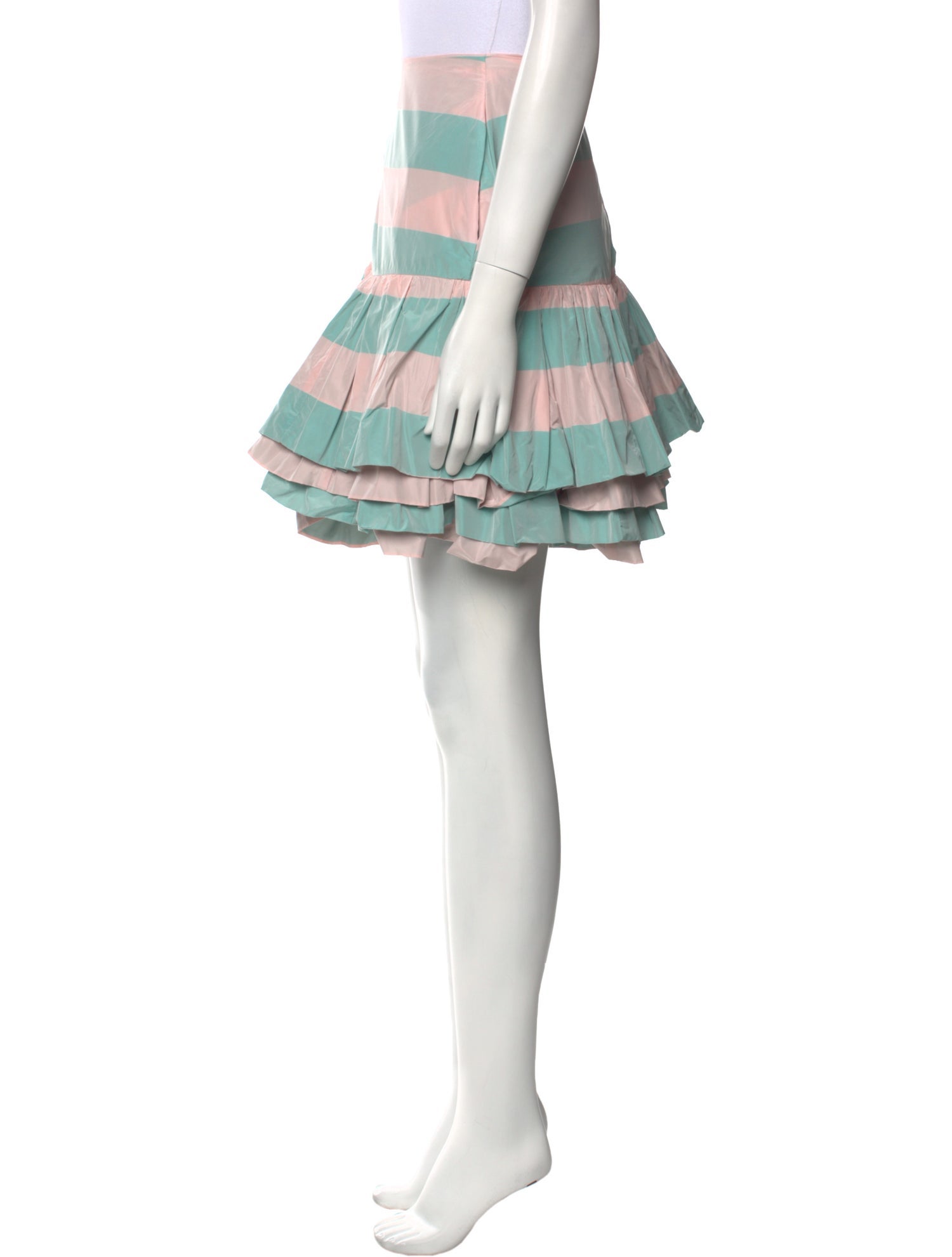 Odeeh Striped Knee-Length Skirt w/ Tags