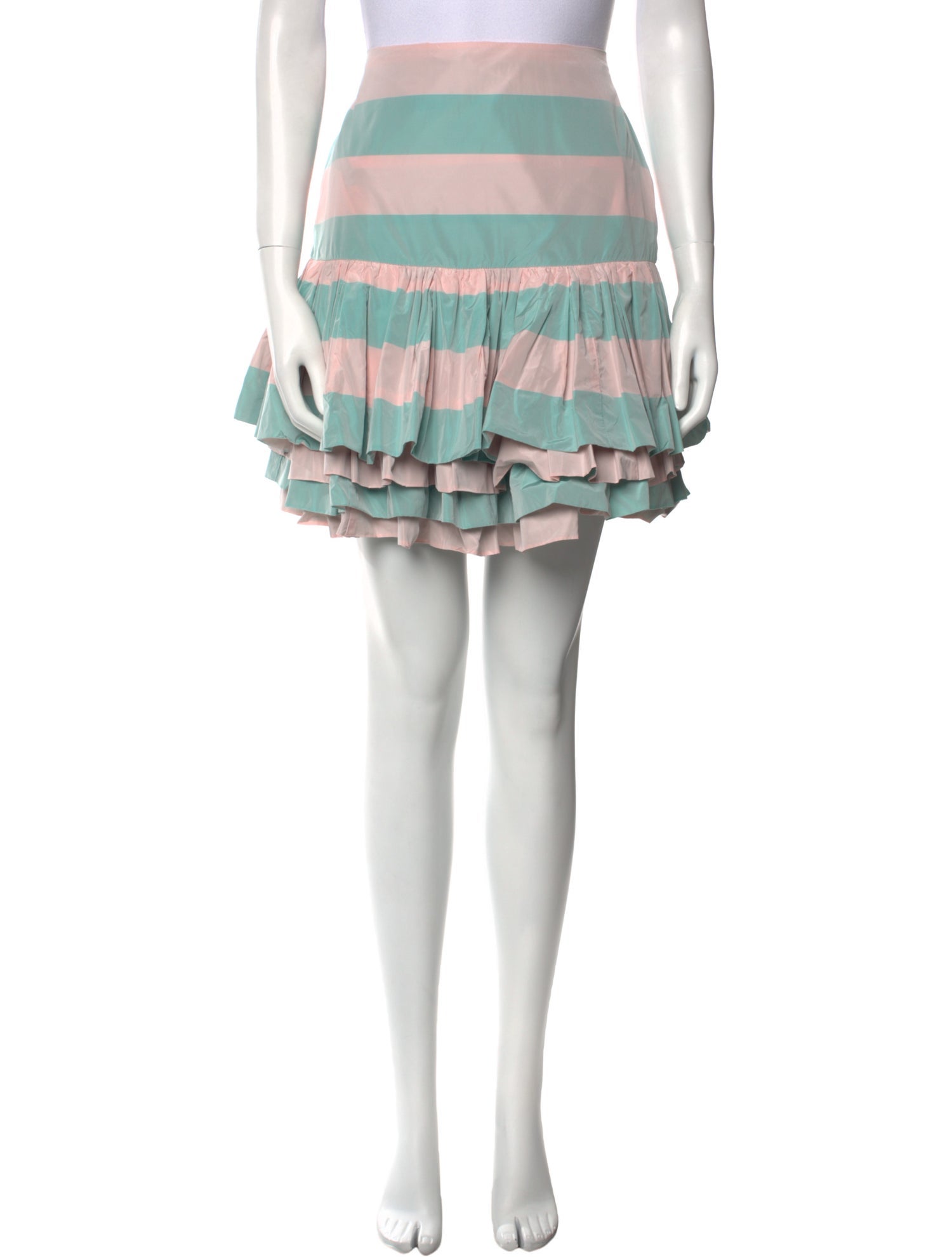 Odeeh Striped Knee-Length Skirt w/ Tags